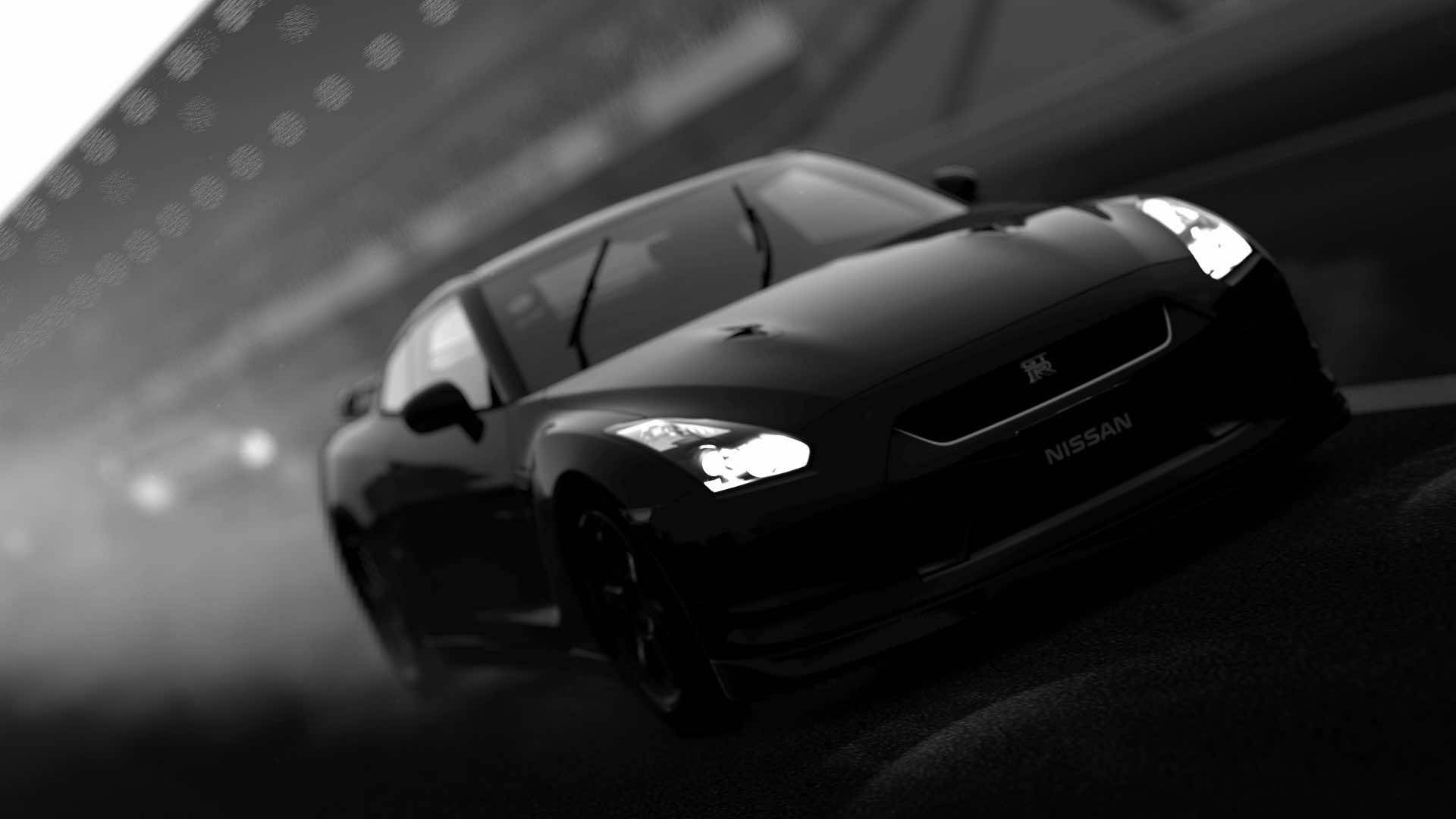 Nissan GT R Black Mac Wallpaper