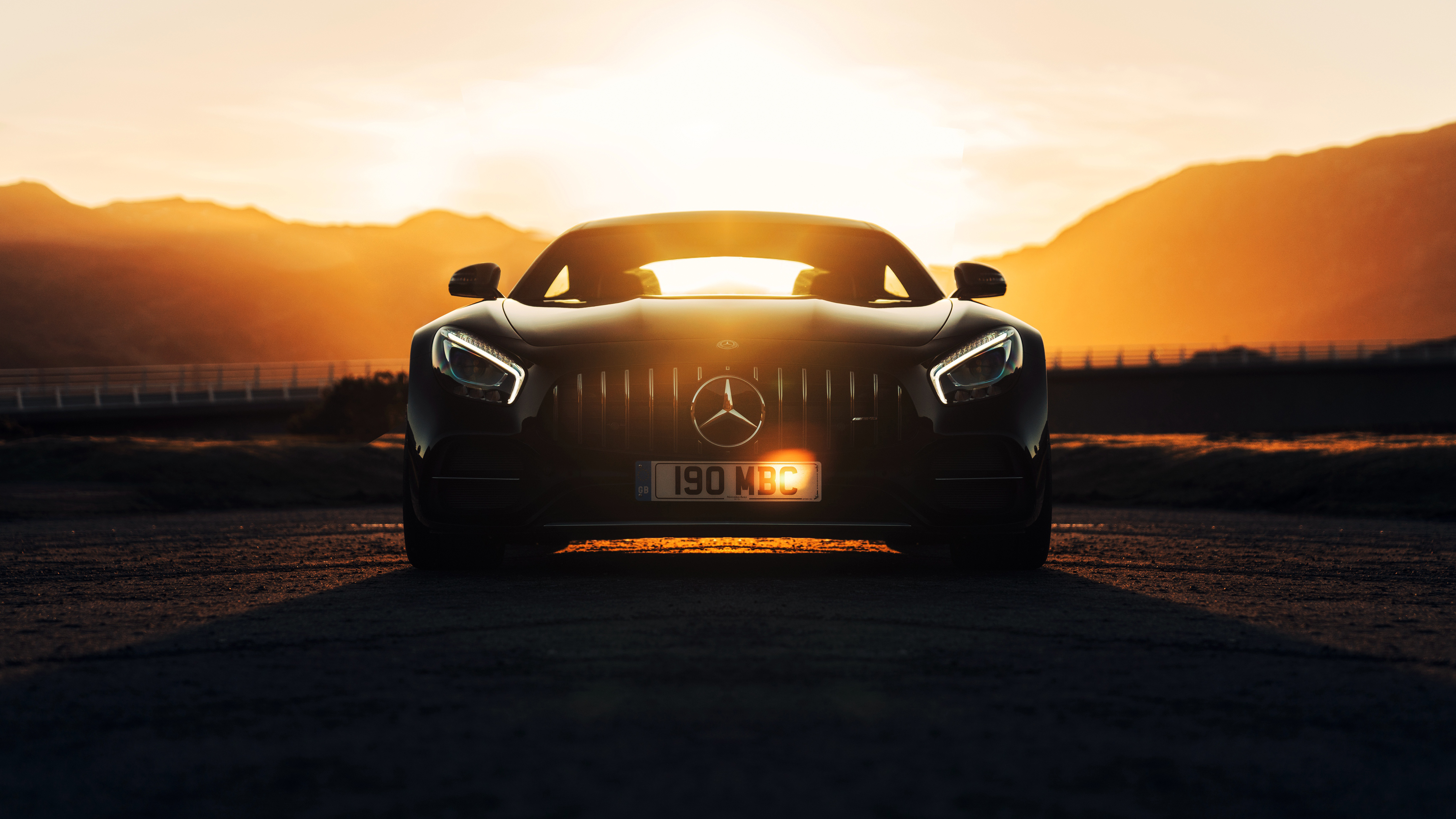 Download Vehicle Mercedes AMG GT C 4k