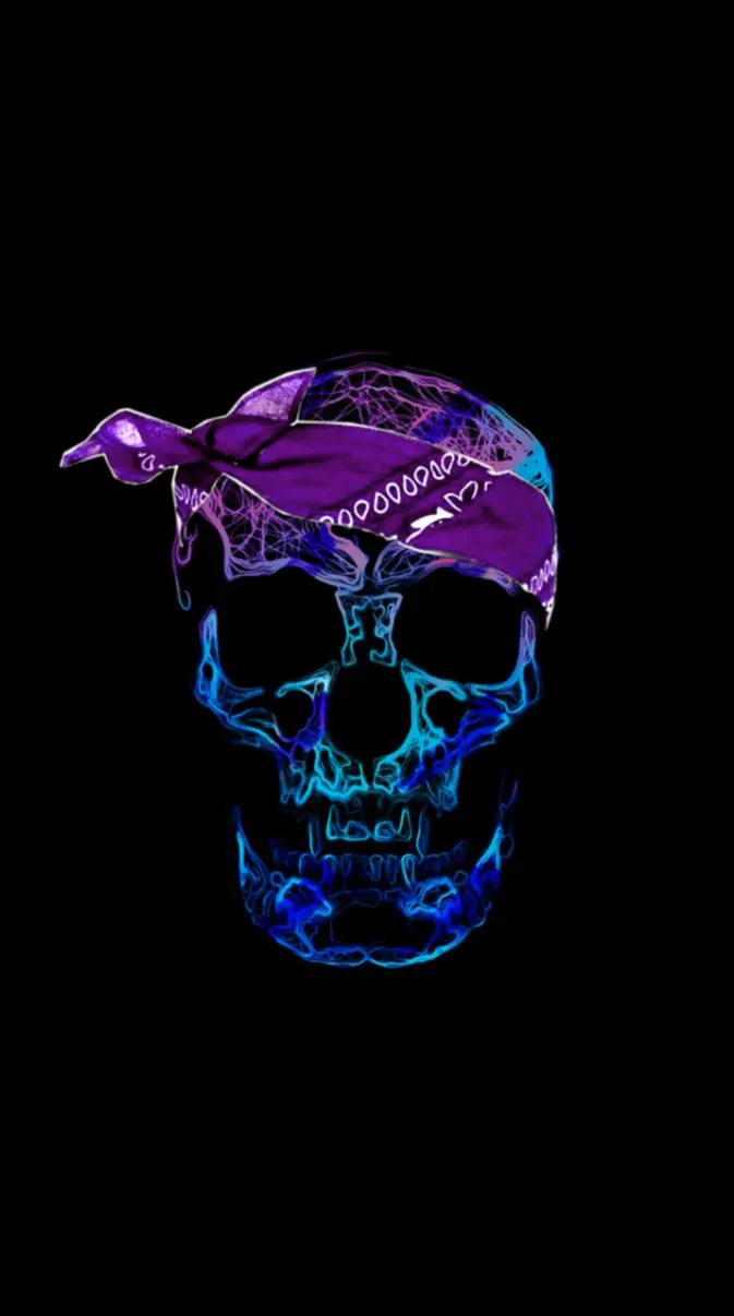 Bandana skull wallpaper
