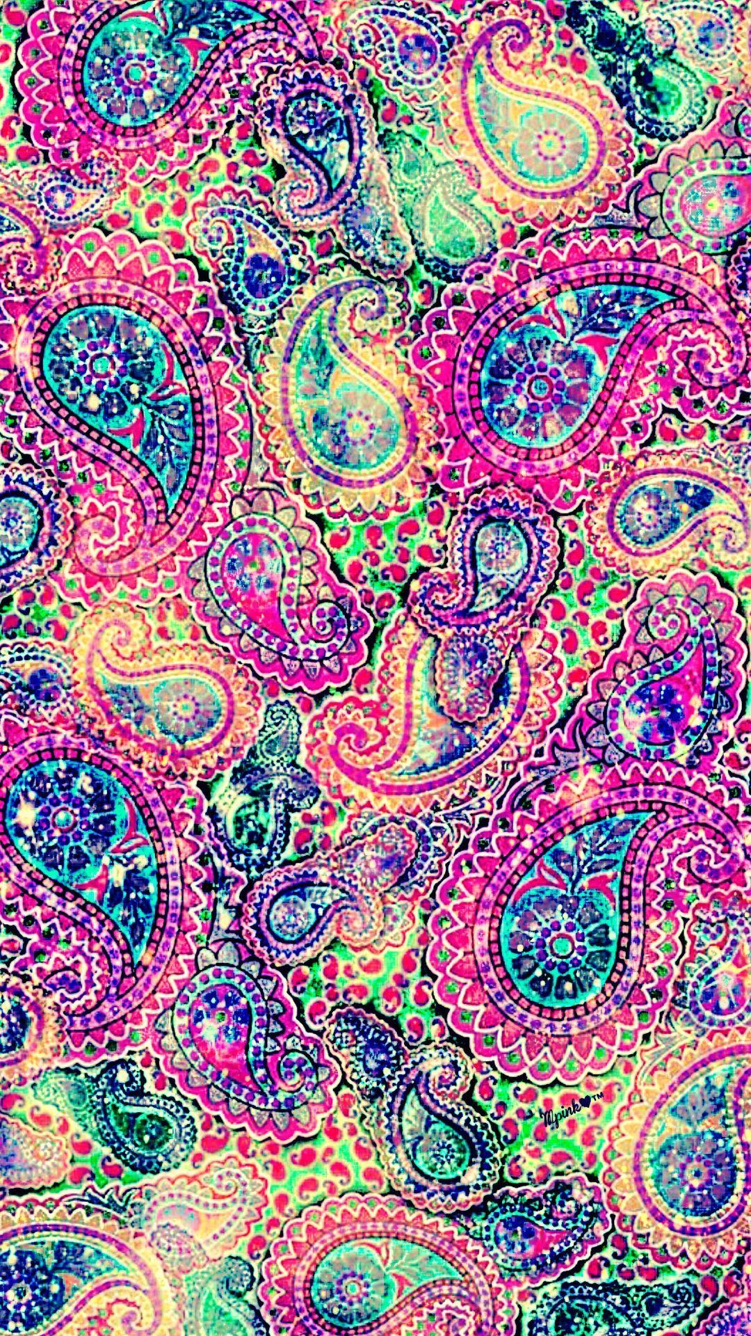 Purple Paisley Wallpaper Free