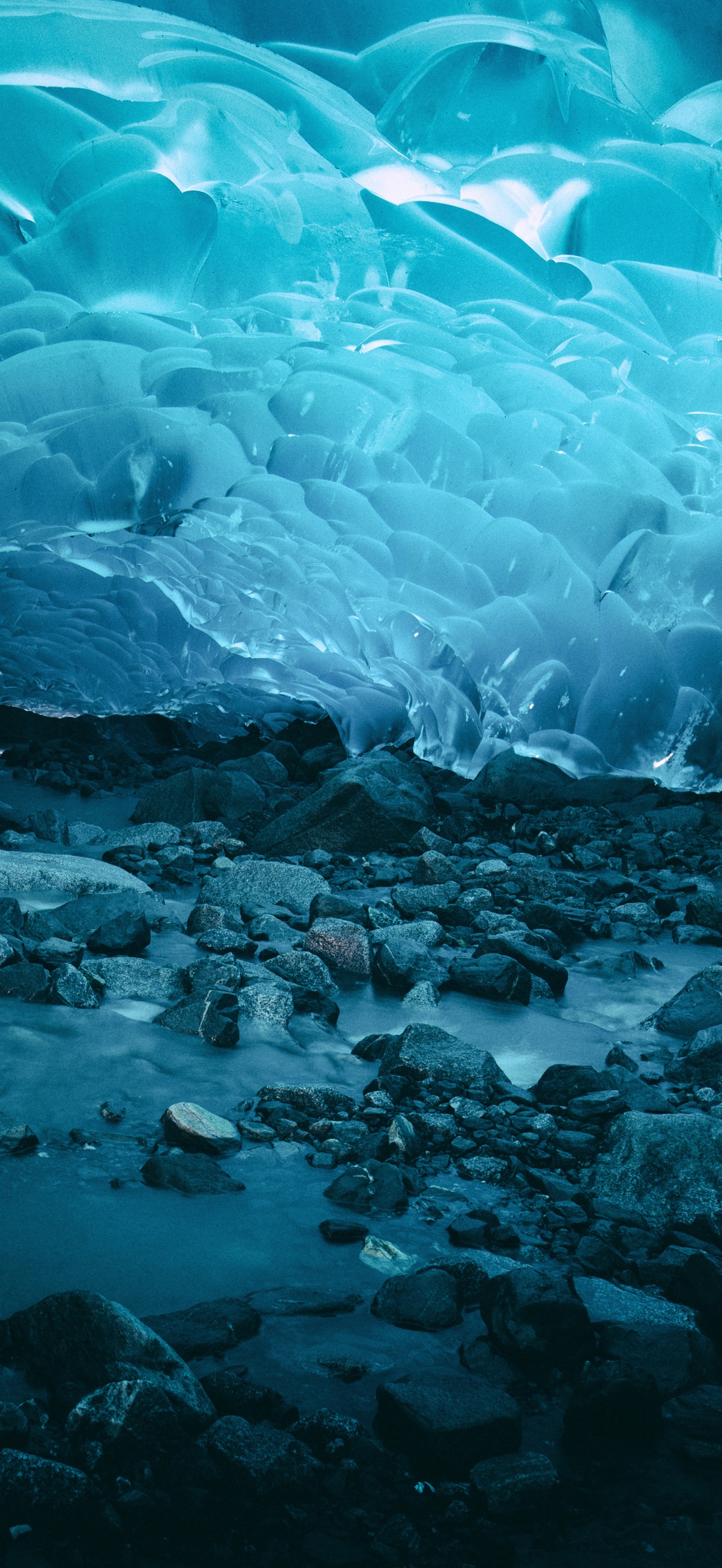 Ice caves Wallpaper 4K, Frozen, Glacier