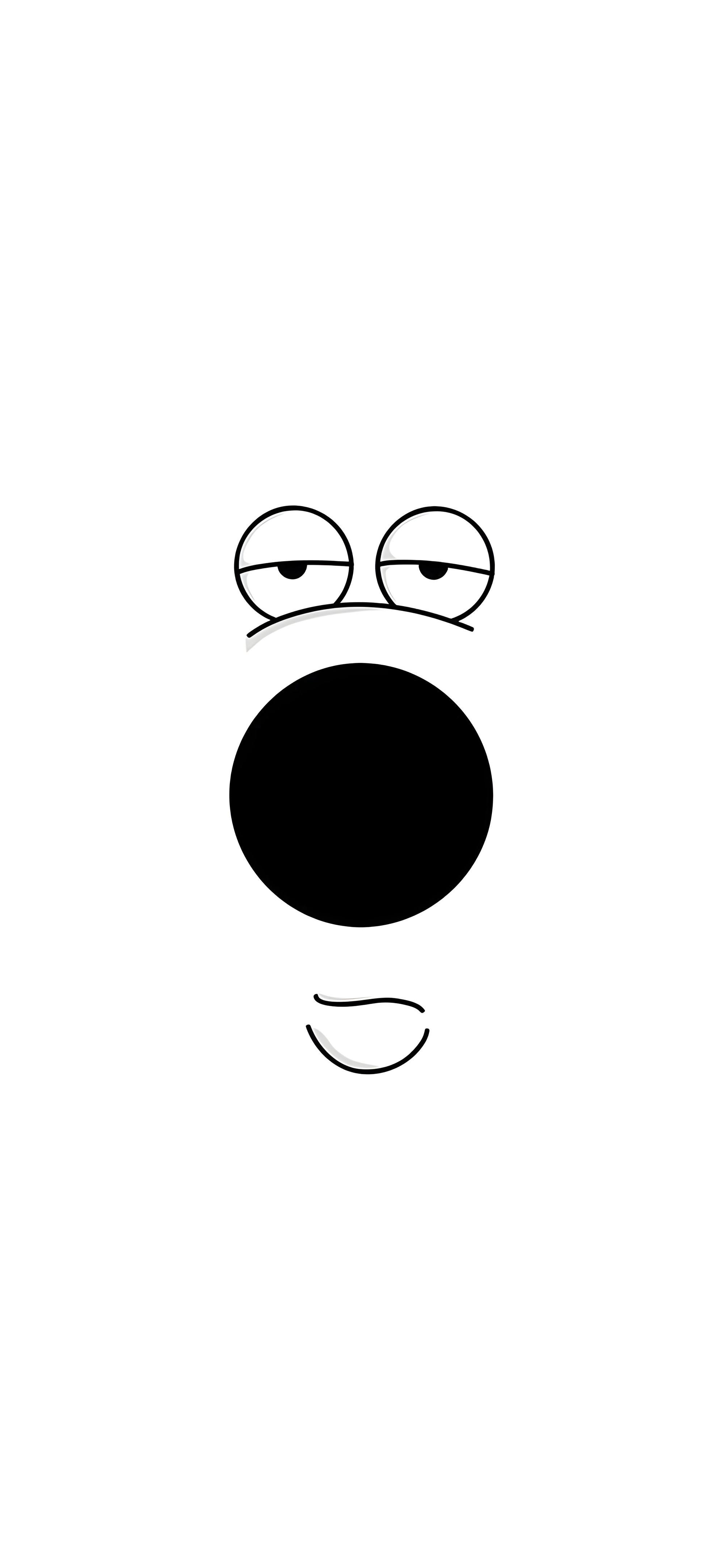 Minimalist Brian Griffin Art Wallpaper