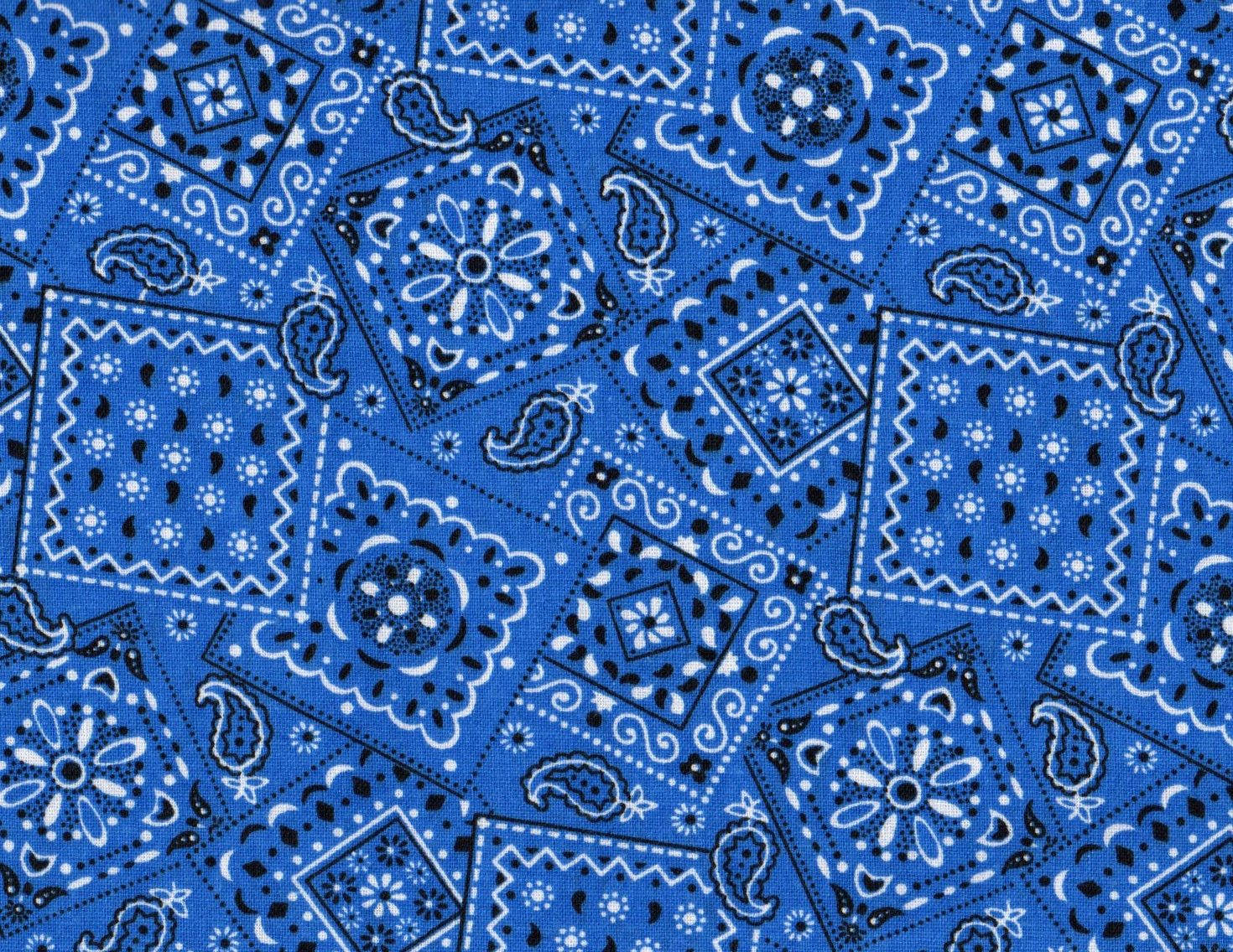 Blue Bandana Background