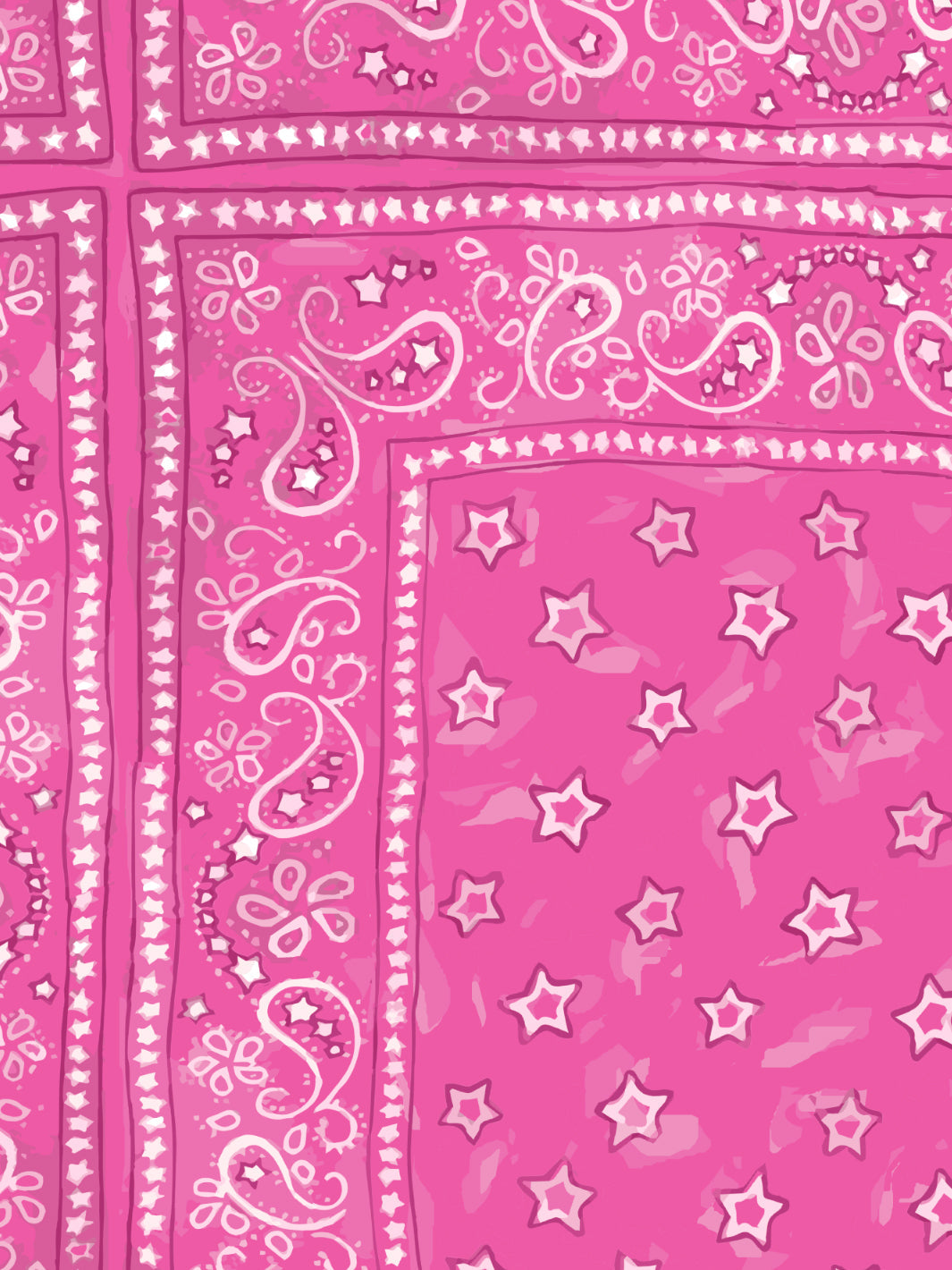 Barbie™ Bandana Check' Wallpaper