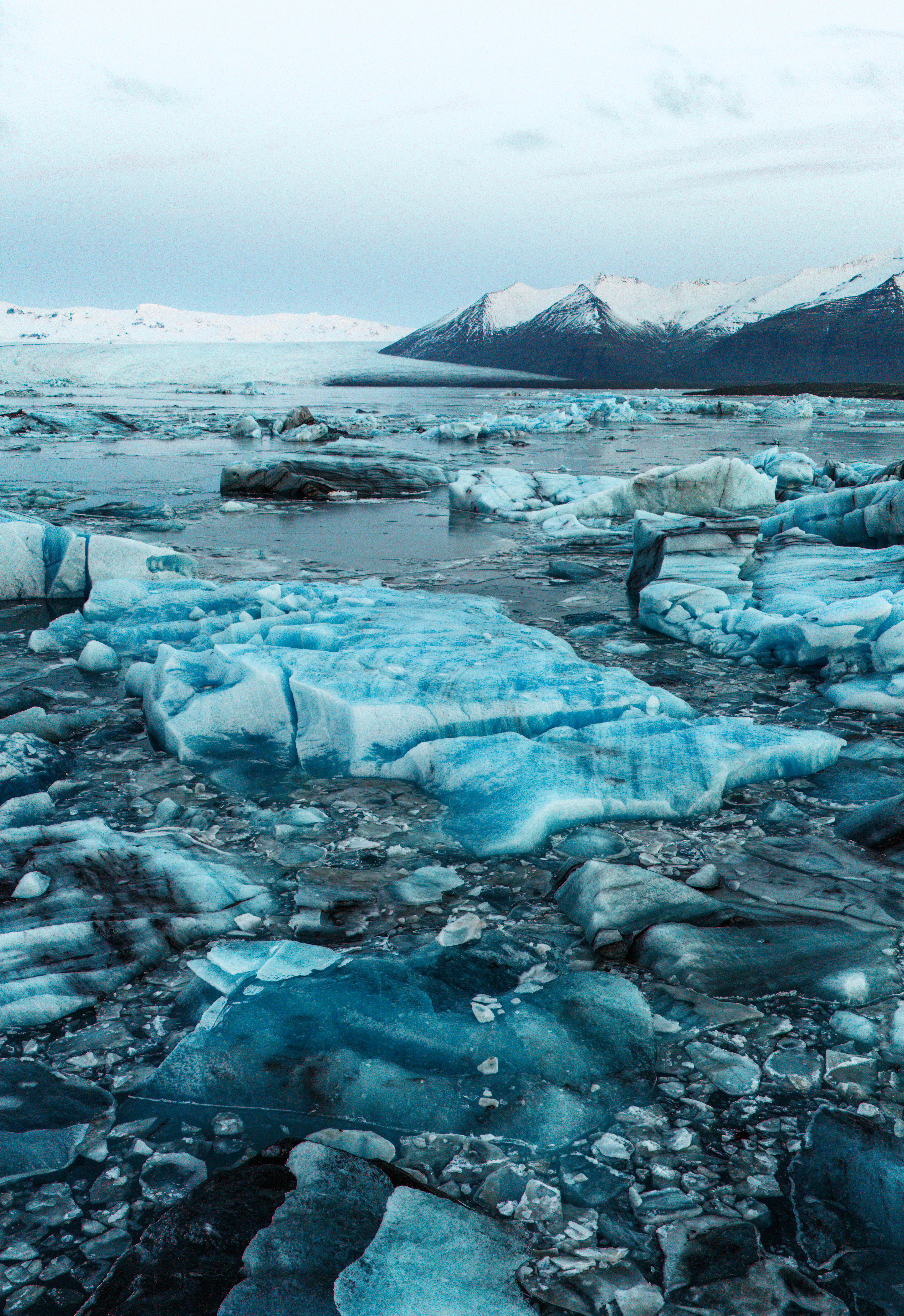 Icebergs, glaciers and ice caves