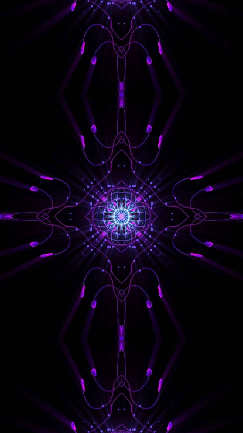 Download Purple And Black Aesthetic Led