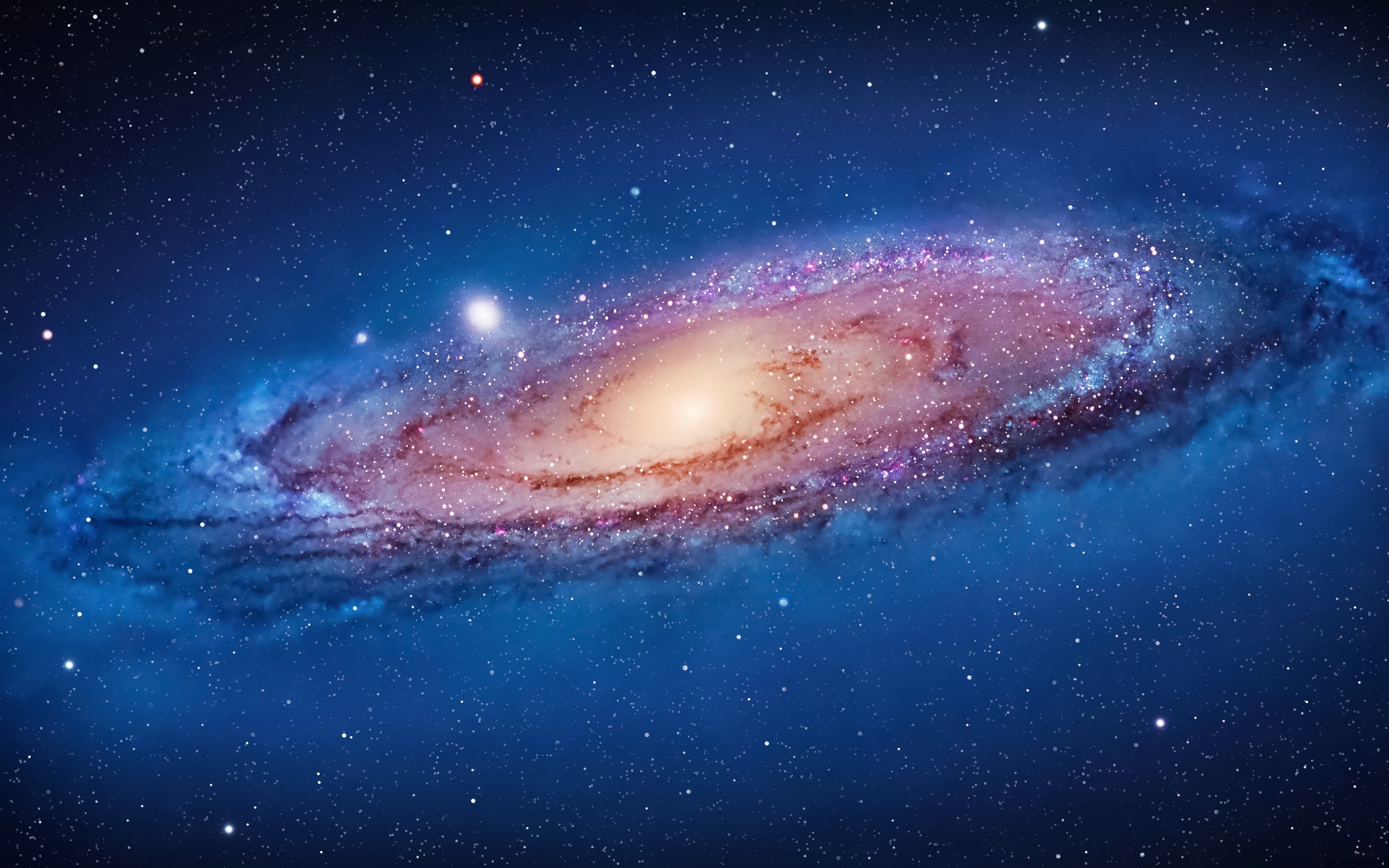 Galaxy: Mac OS X Wallpaper Remastered