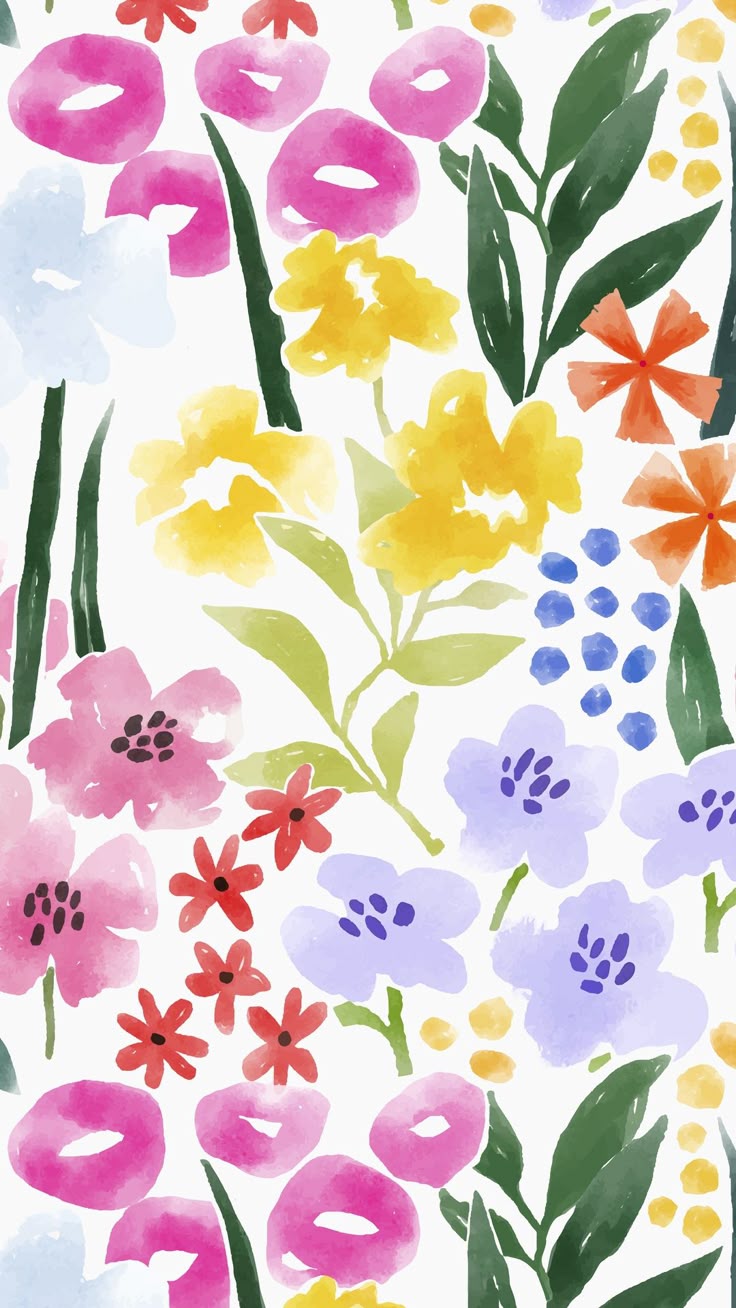 Wallpaper Tropical Floral Wallpaper