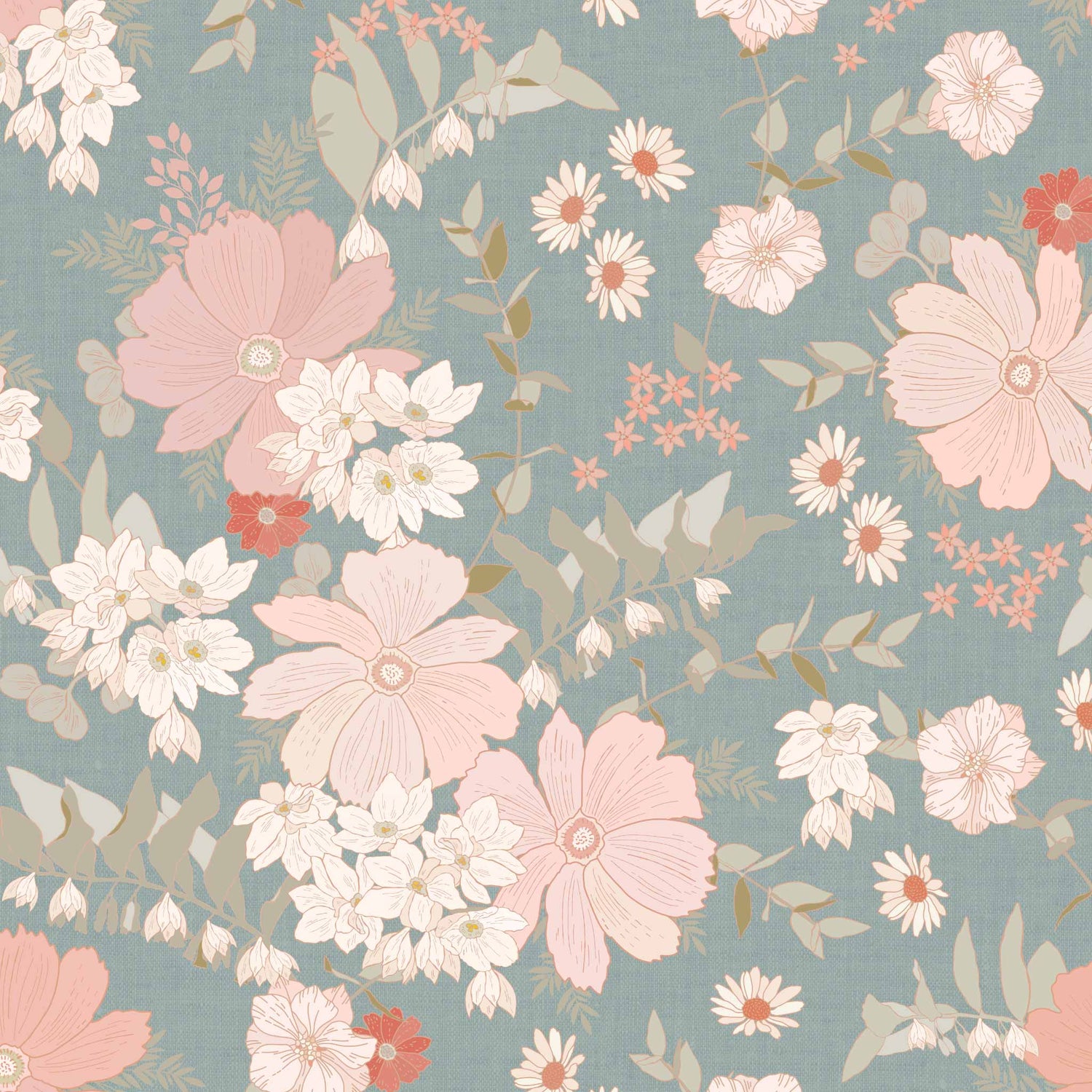 Spring Florals Wallpaper