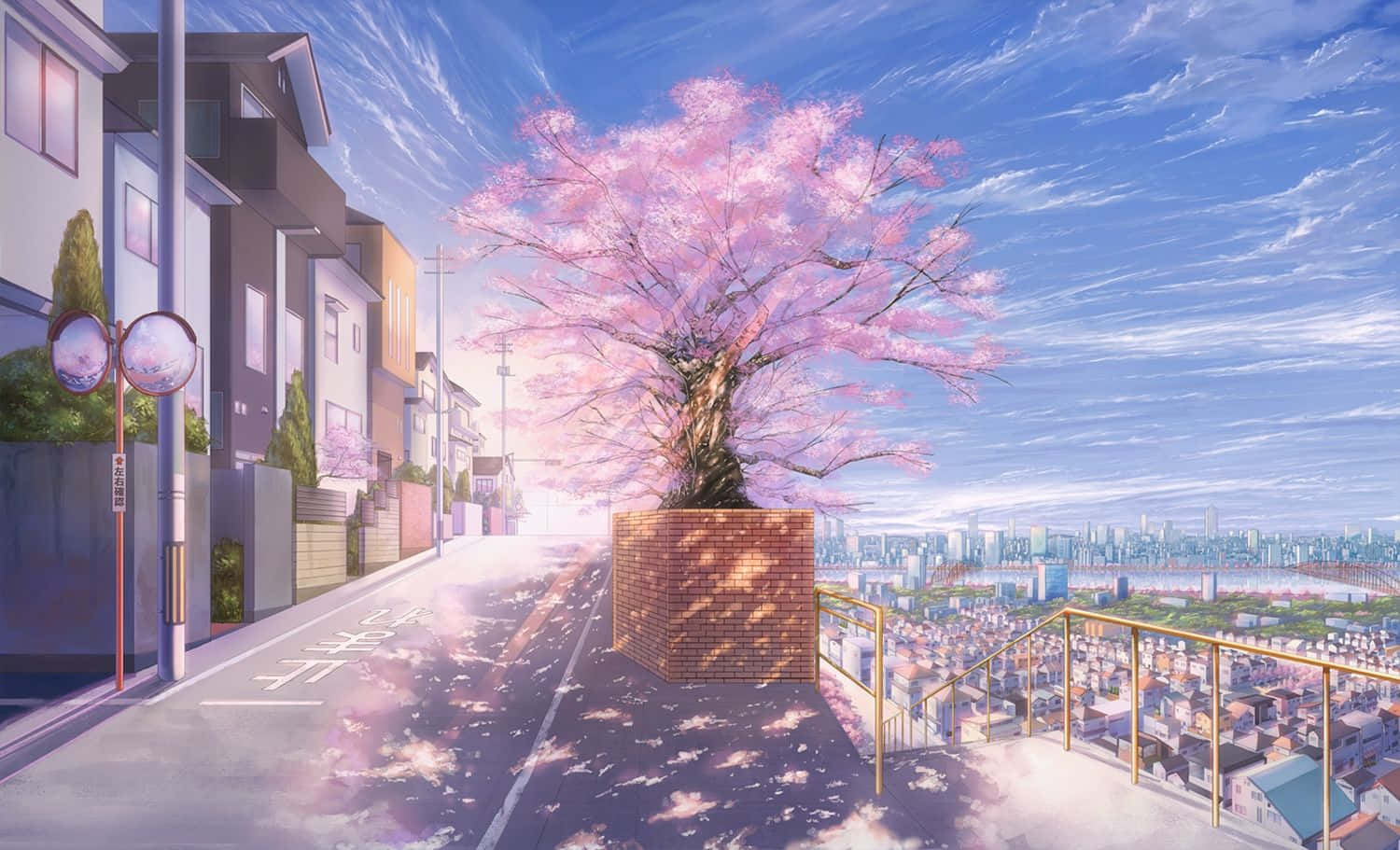 Anime Cherry Blossom Wallpaper