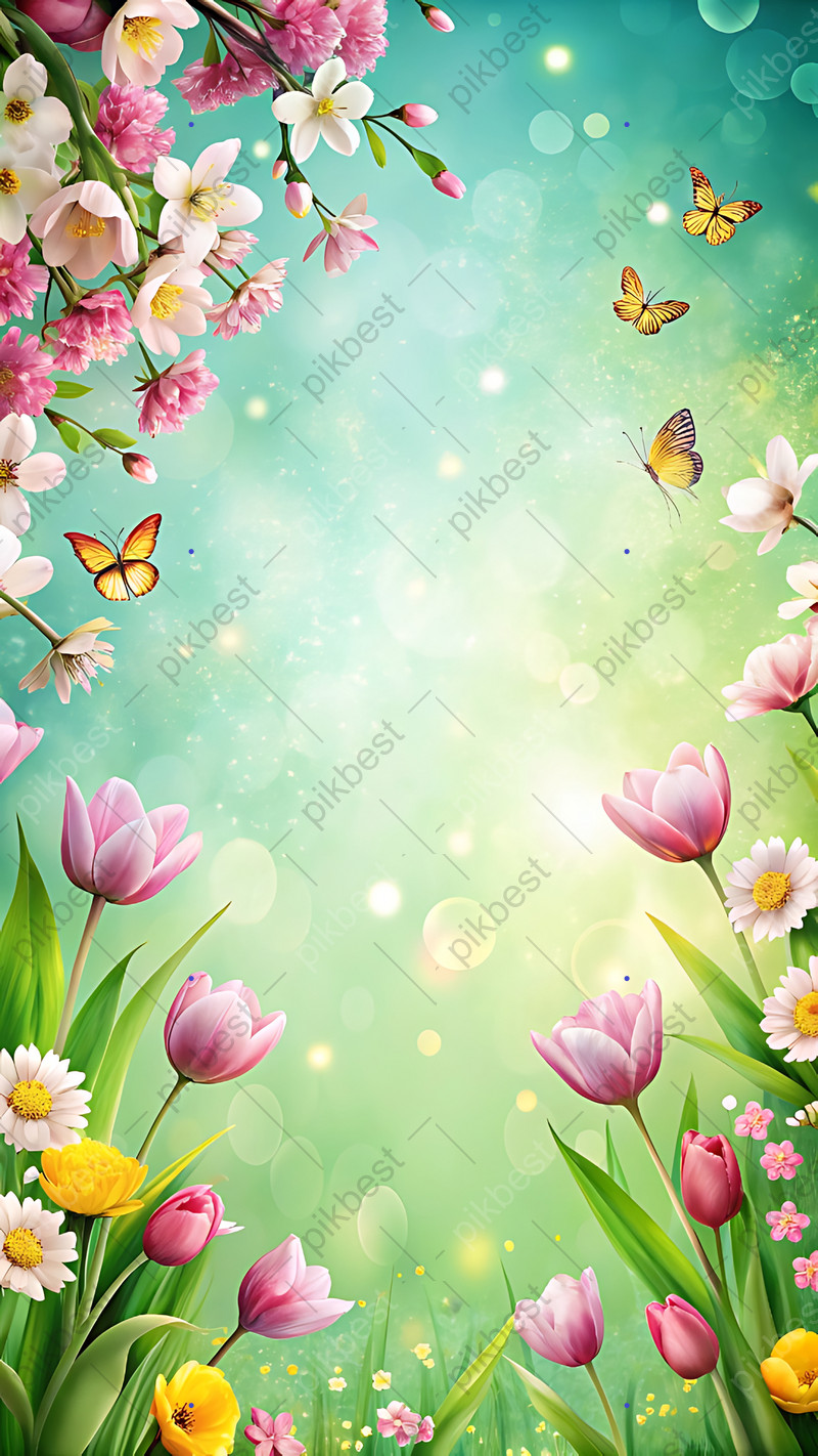 Soft Gradient Spring Background