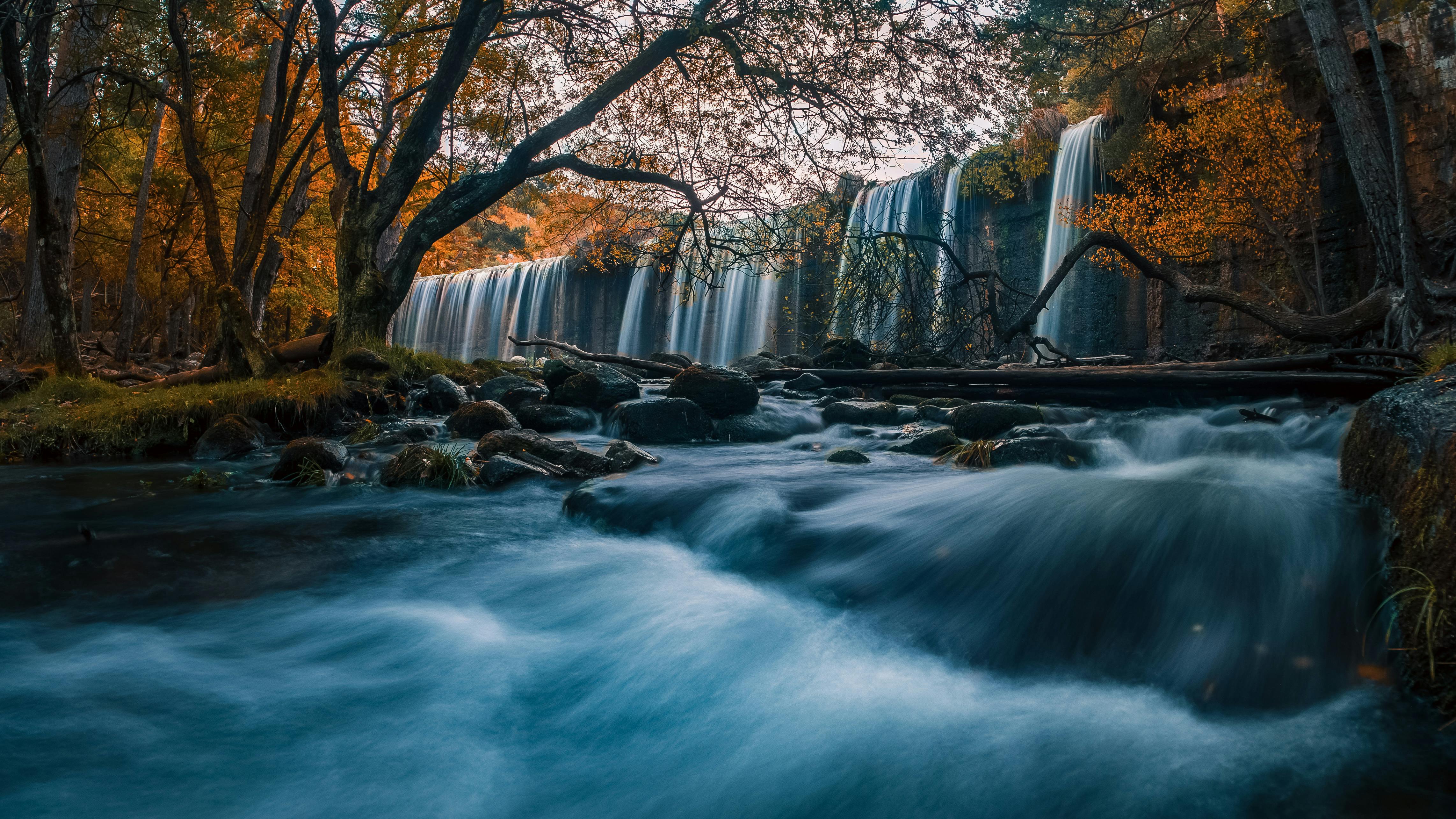 Time Lapse Landscape Photo of River