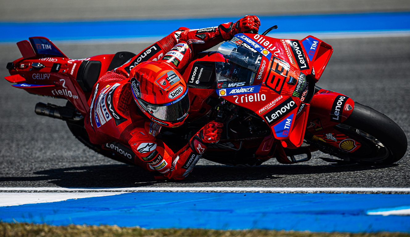 Marc Marquez Leads Thailand Test With