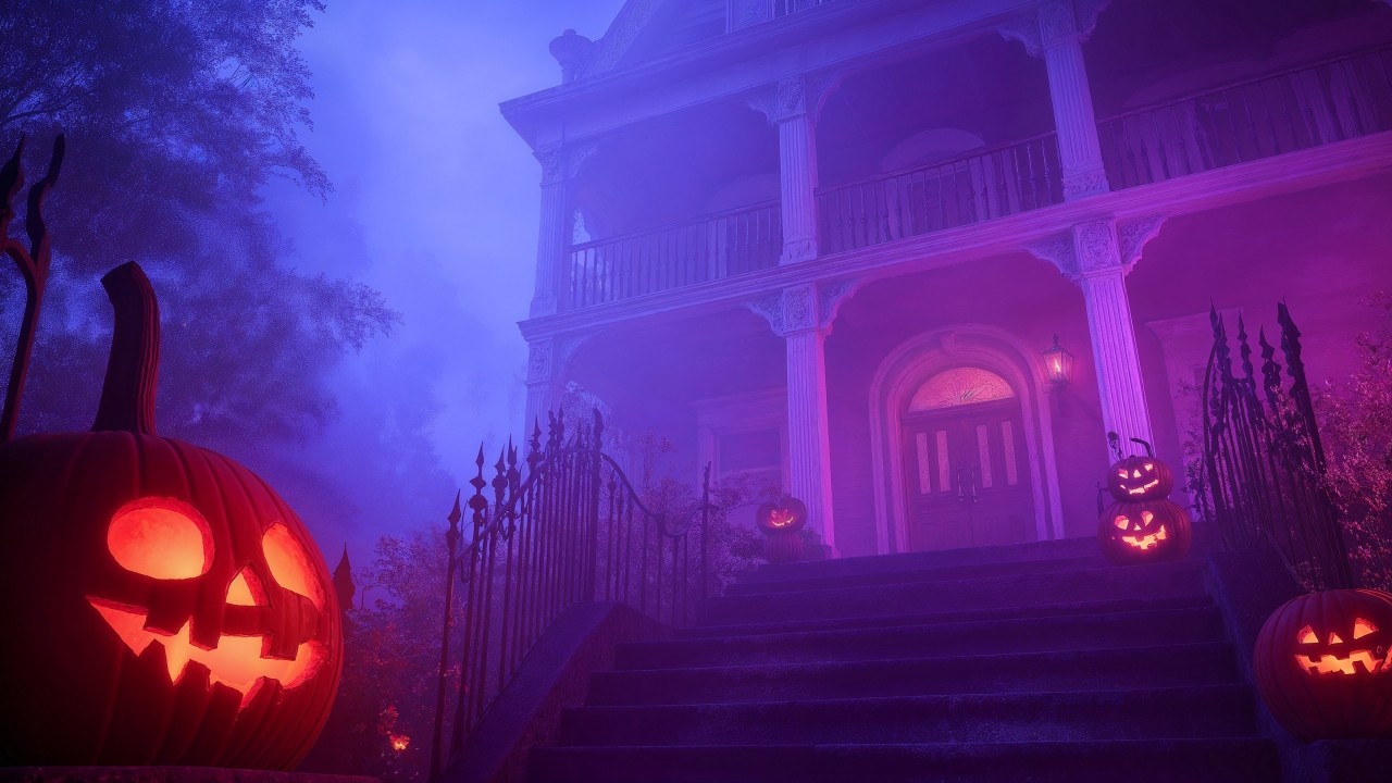 Halloween Wallpaper Spooky house