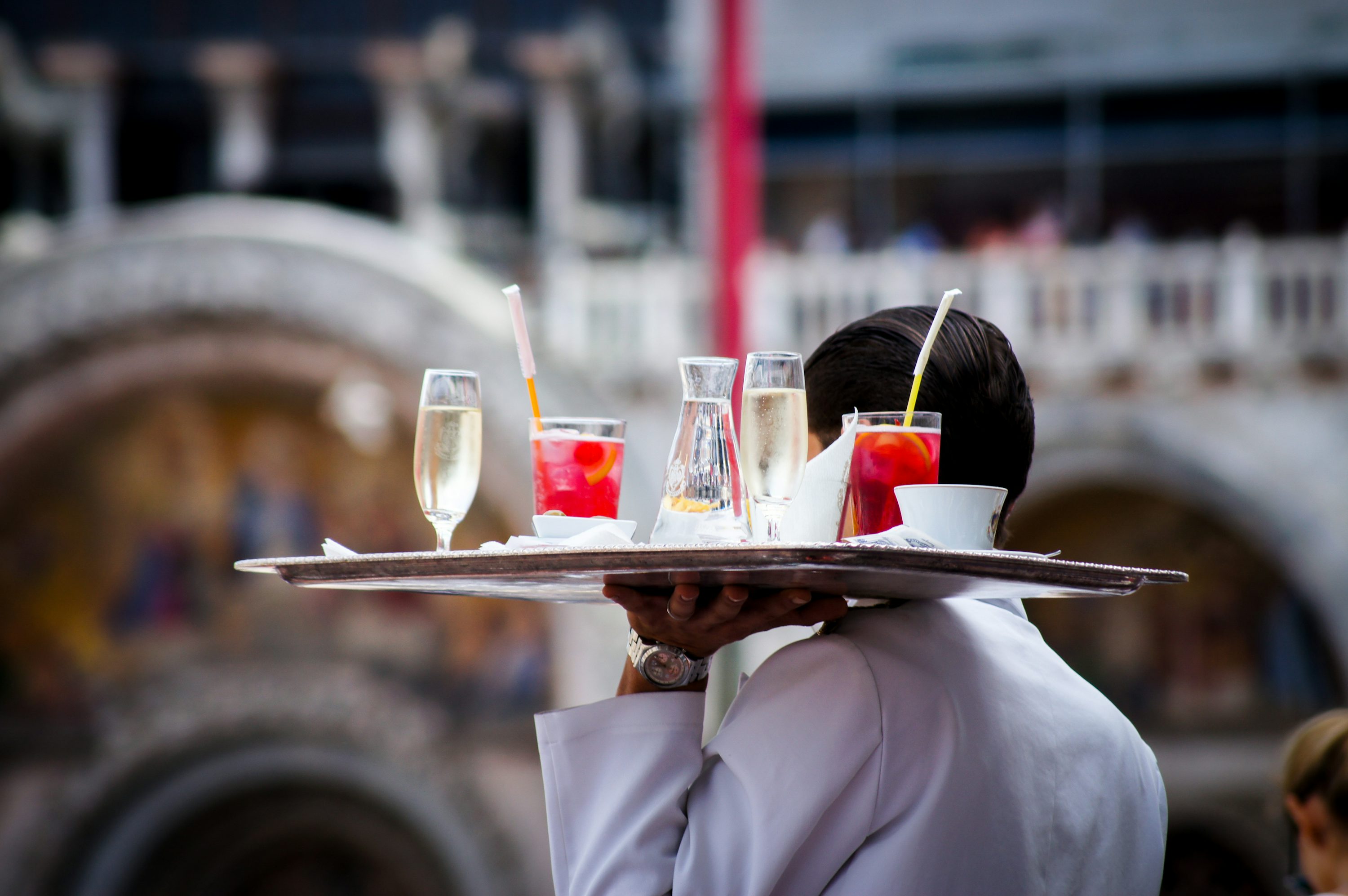 Waiter Serving Picture. Download Free