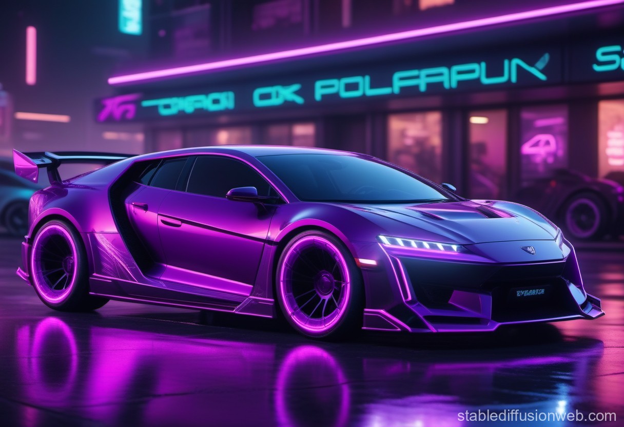 Family Car Wallpaper. Stable Diffusion