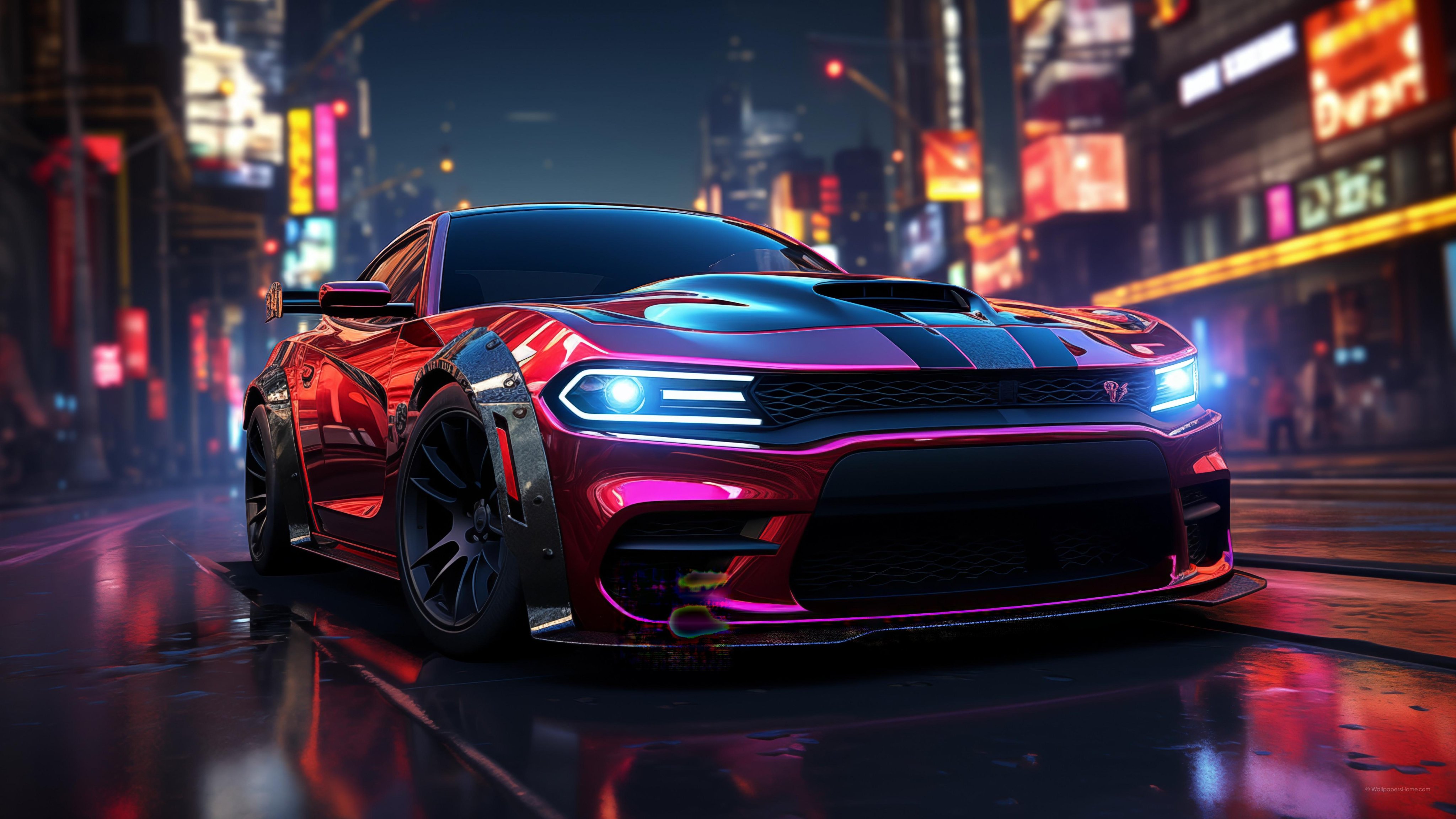 Ai created GTA 6 gaming mustang shelby