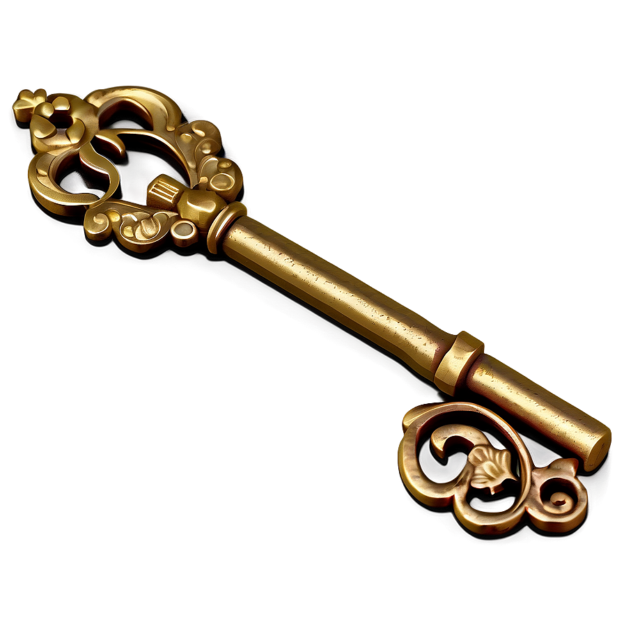 Download Golden Key Vintage Png 26