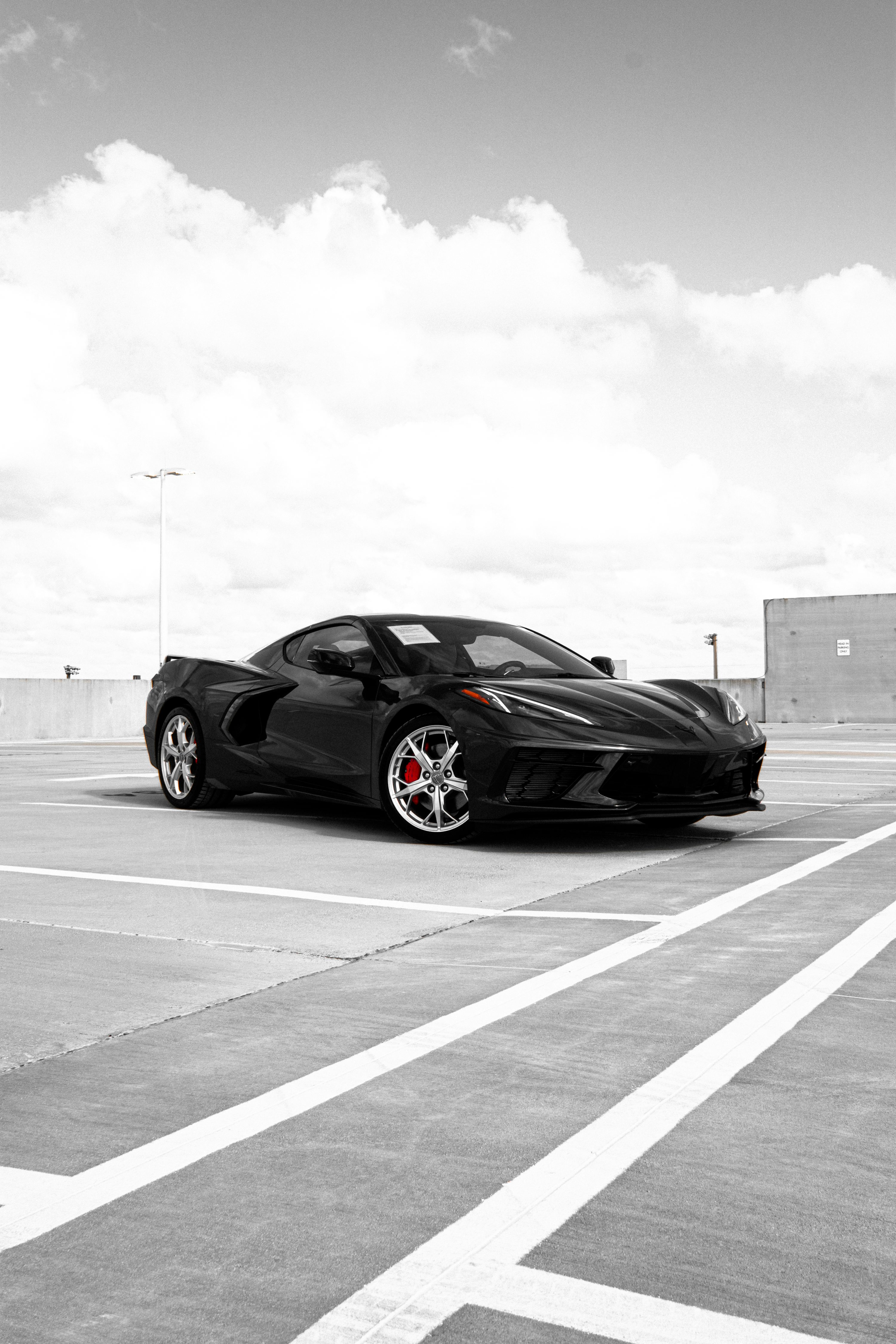 Black And White Car Picture