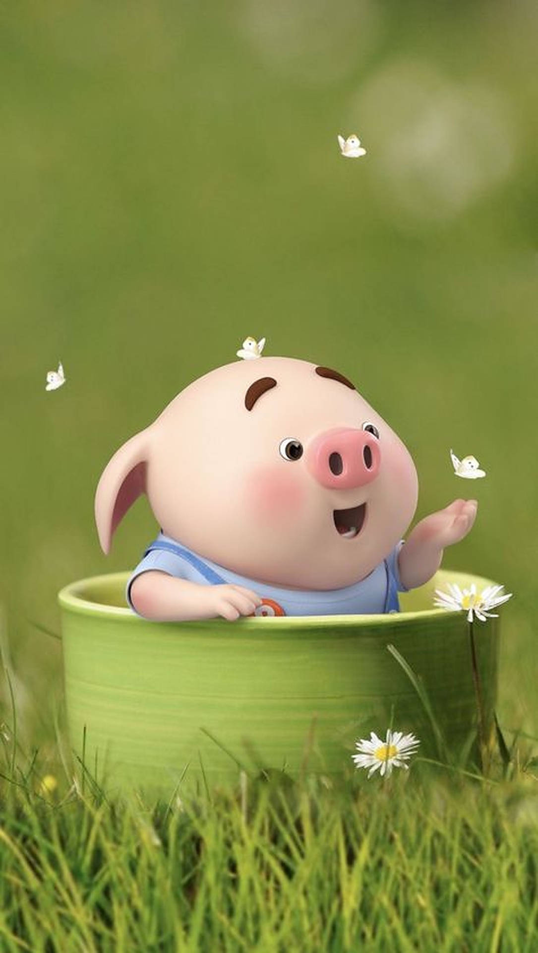 Cute Pig Wallpaper