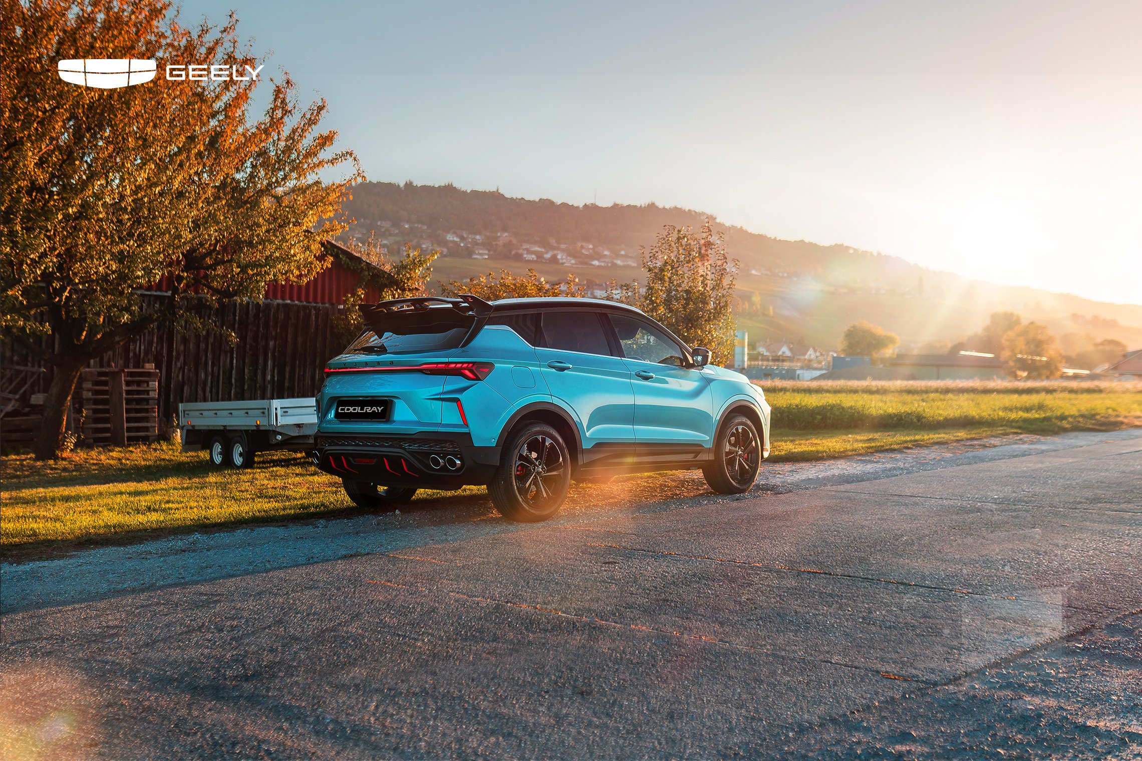 Geely Auto like a sunset