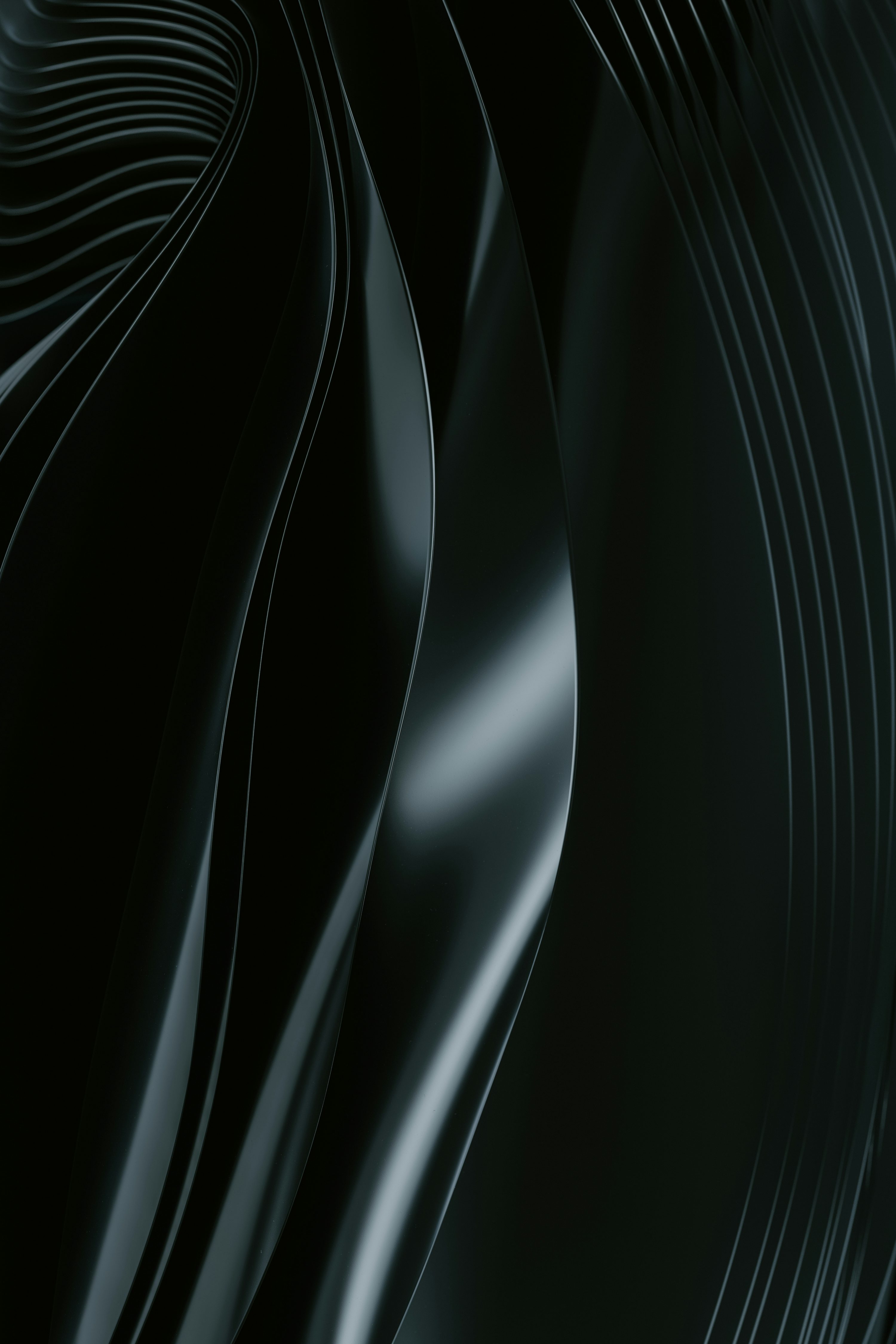 black background with wavy lines