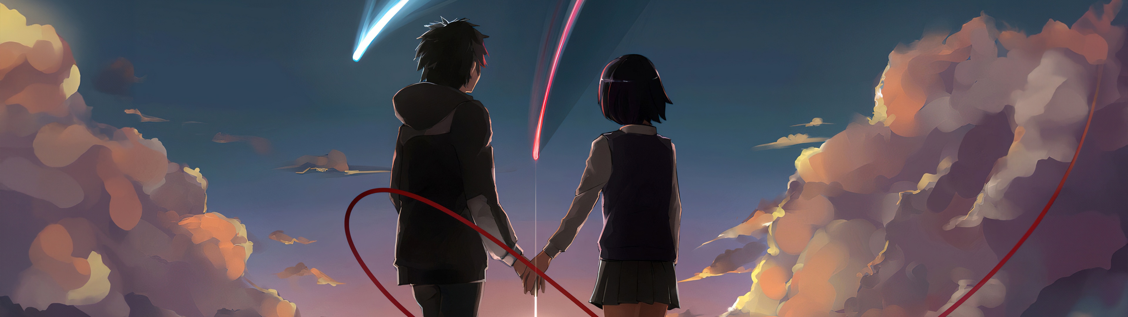 Your Name Wallpaper 4K, Comet Tiamat, Artwork
