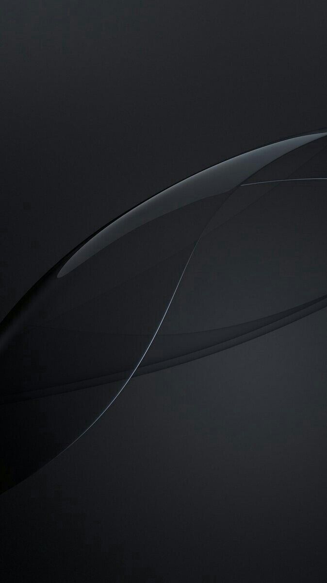 Abstract Black Background with Wavy Lines