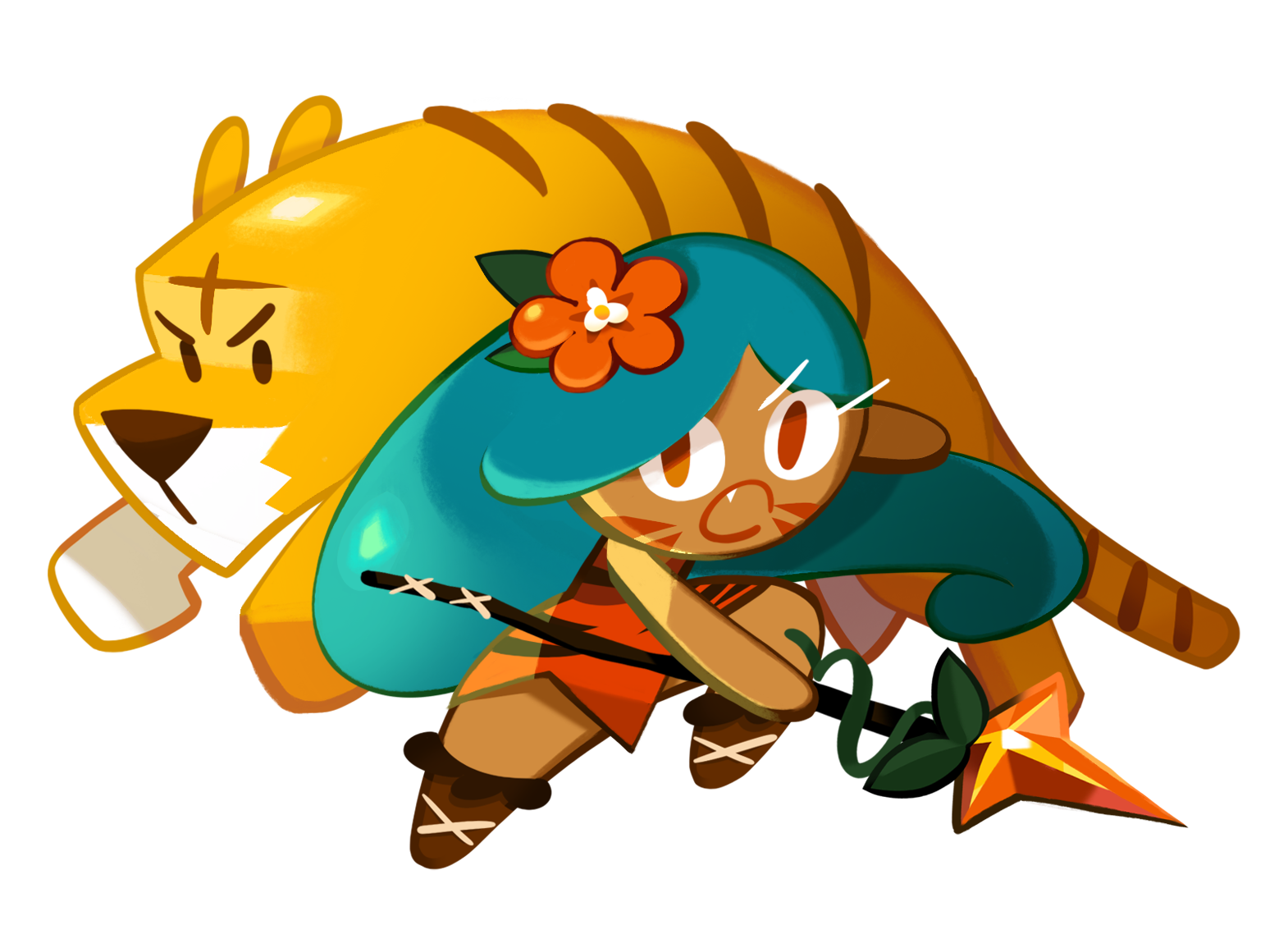 Tiger Lily Cookie. Cookie Run: Kingdom