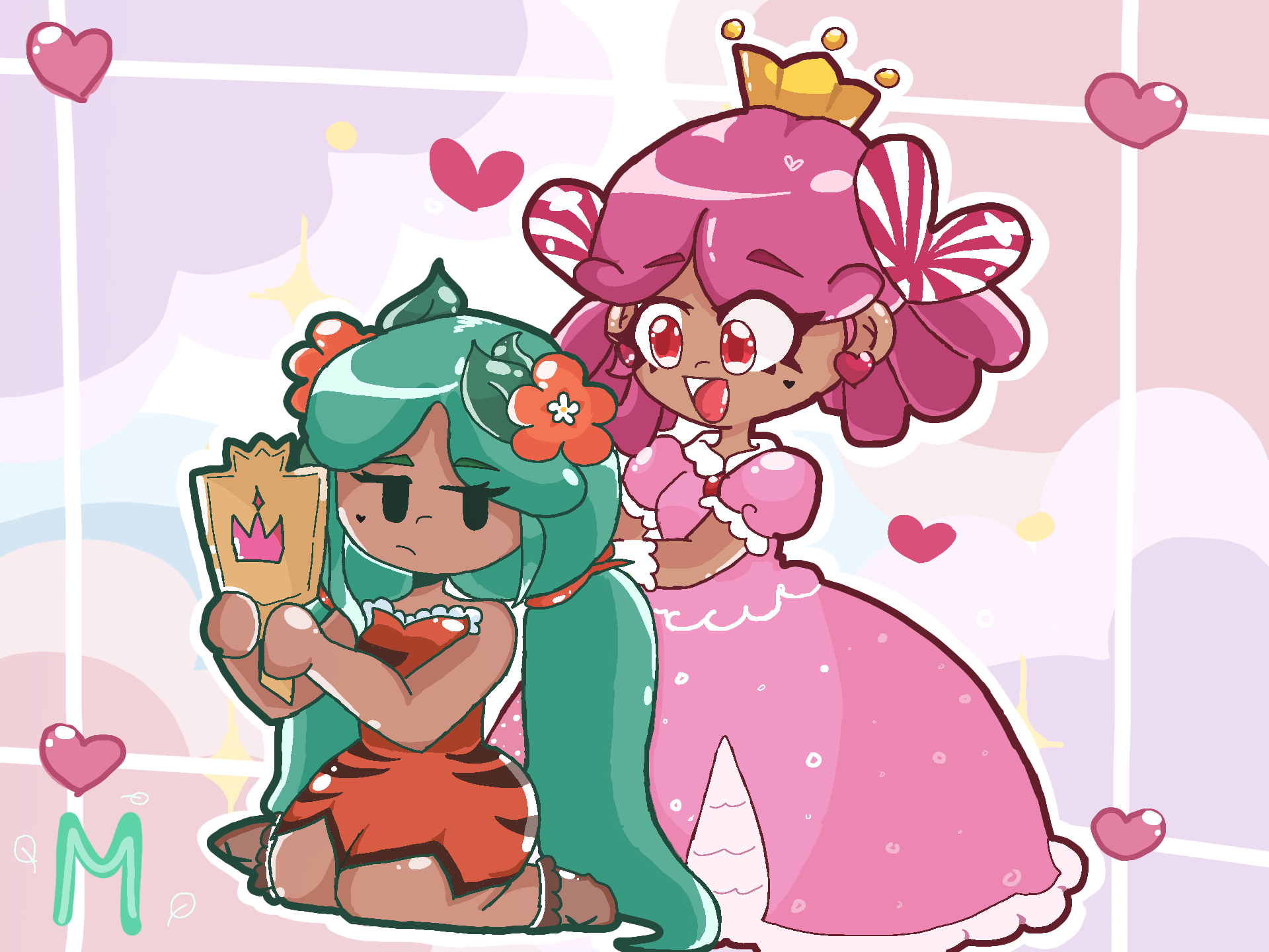 Princess Cookie & Tiger Lily Cookie