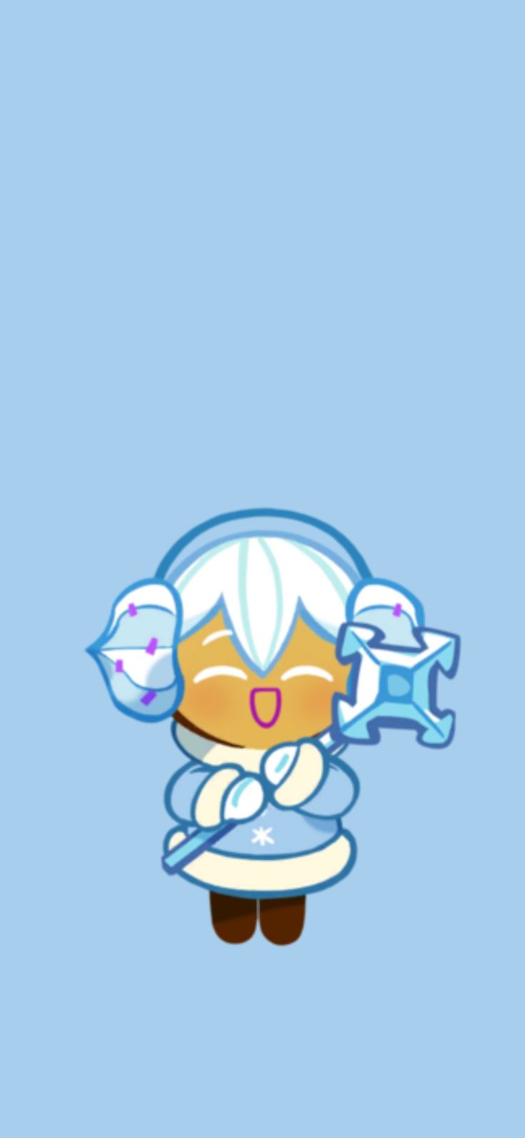 Snow sugar cookie wallpaper cookie run