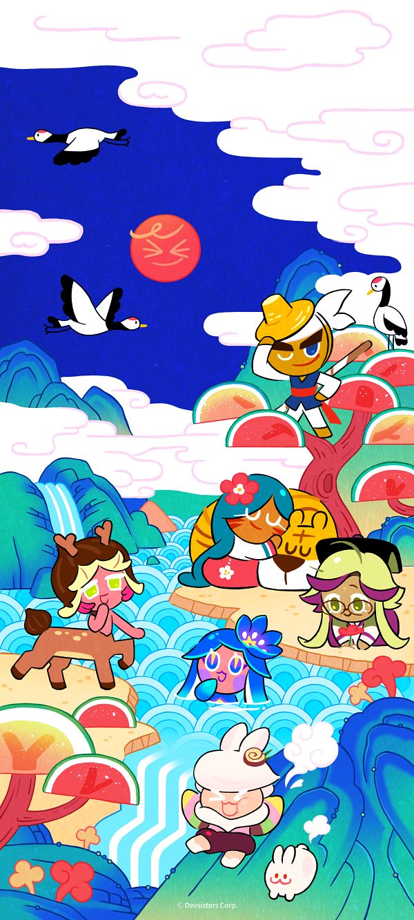 Tiger Lily Cookie, Wallpaper