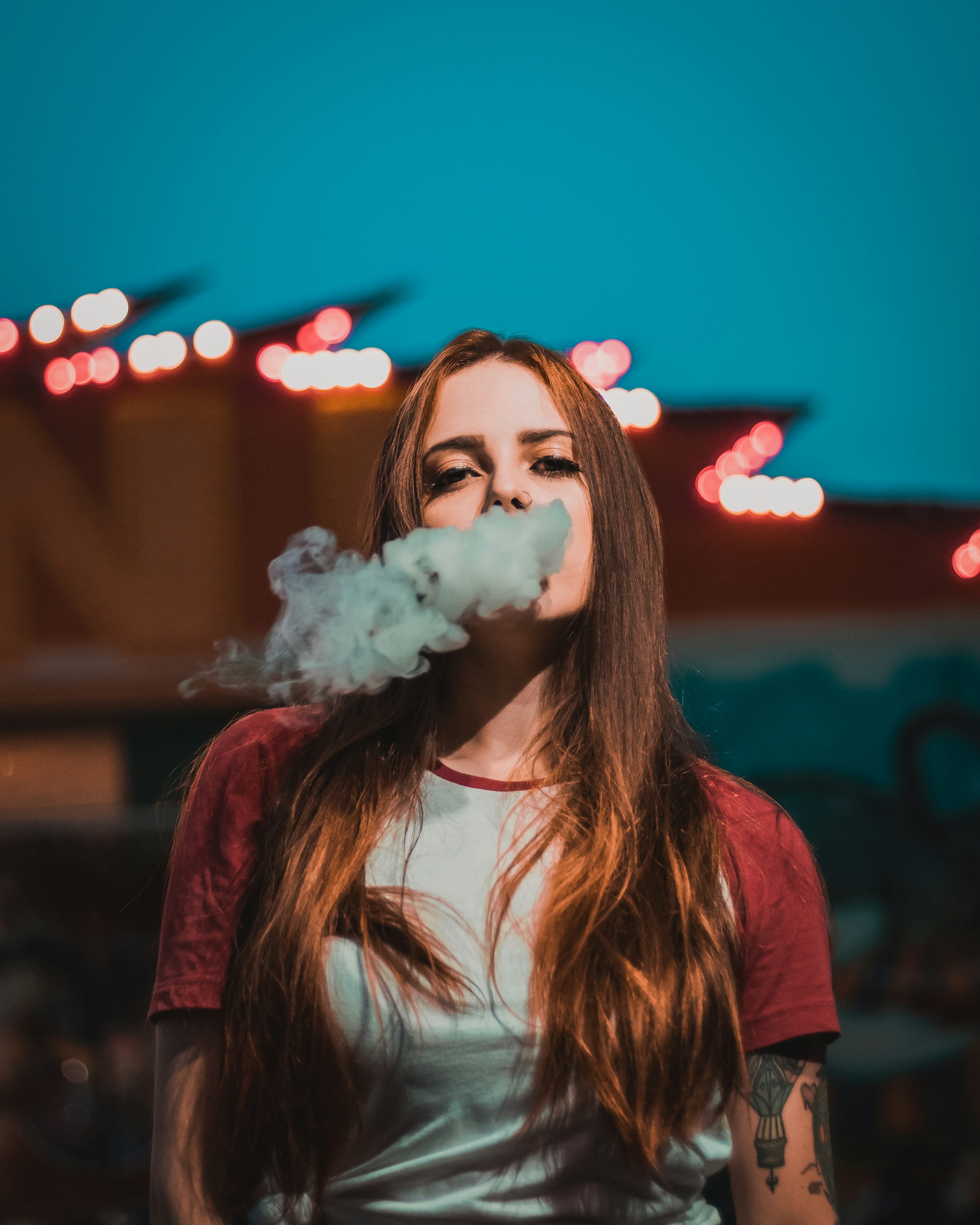 Smoke Girl Picture. Download