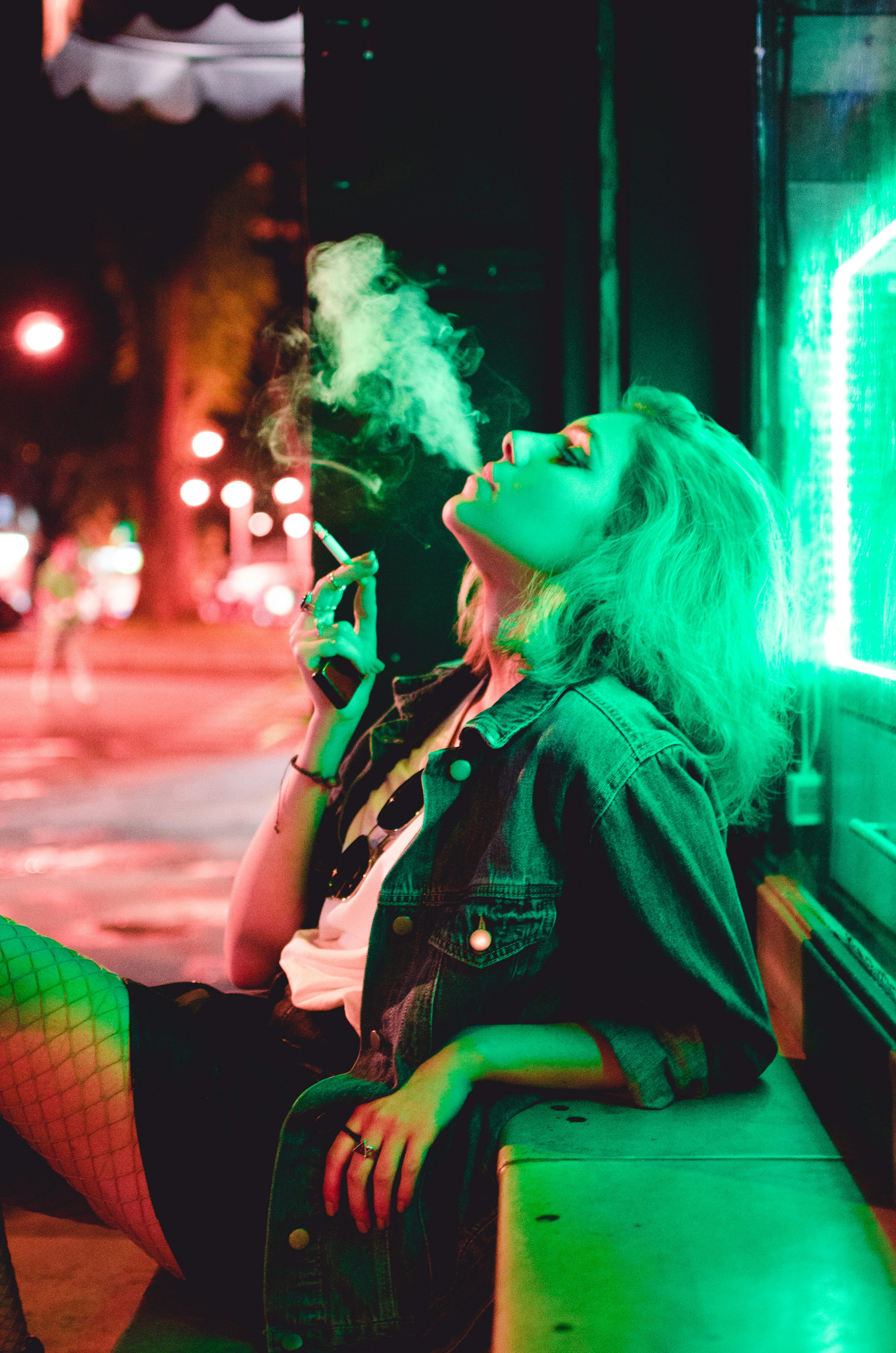 Smoke Girl Picture. Download