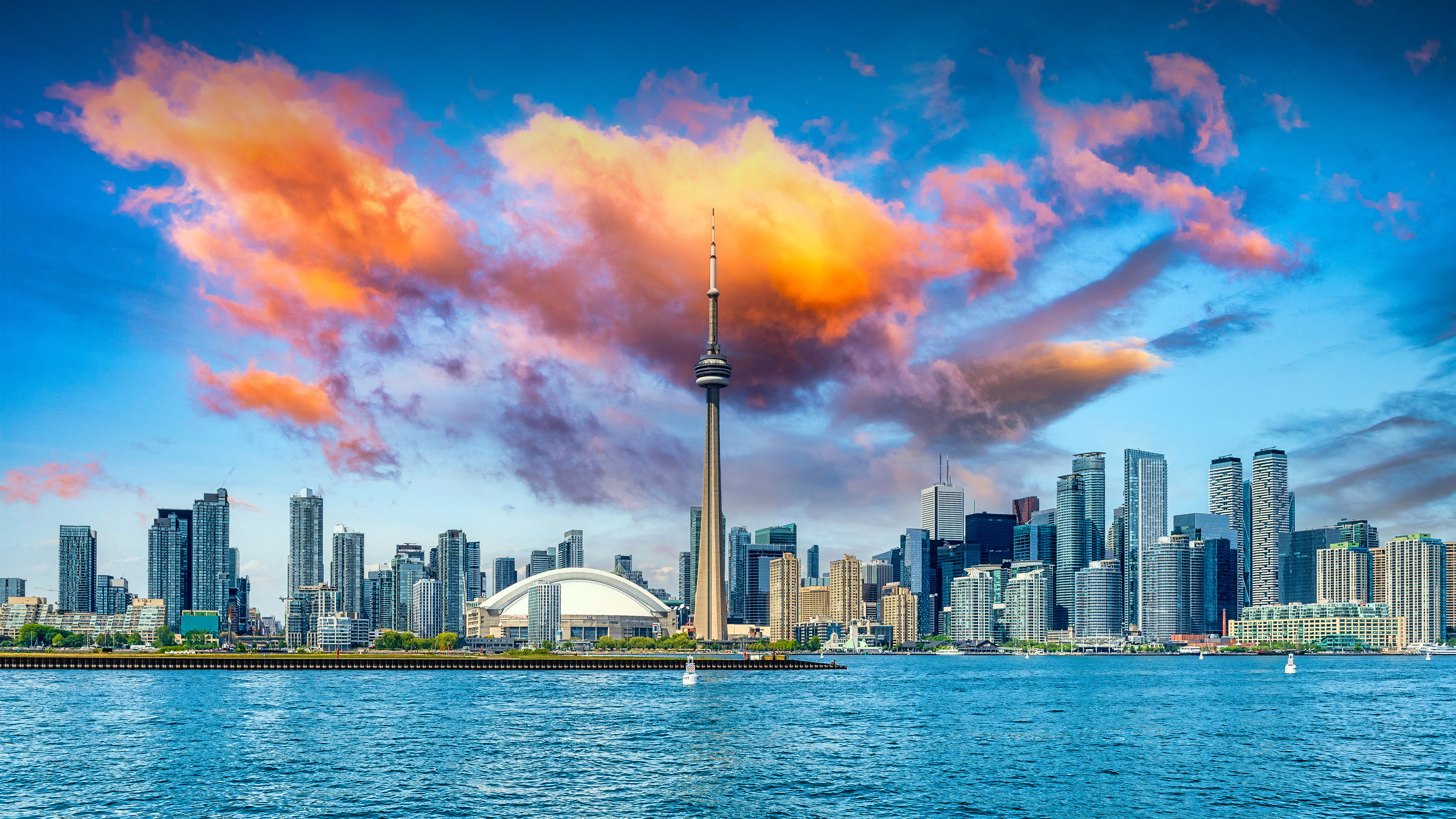 Toronto Wallpaper 4K, Cityscape