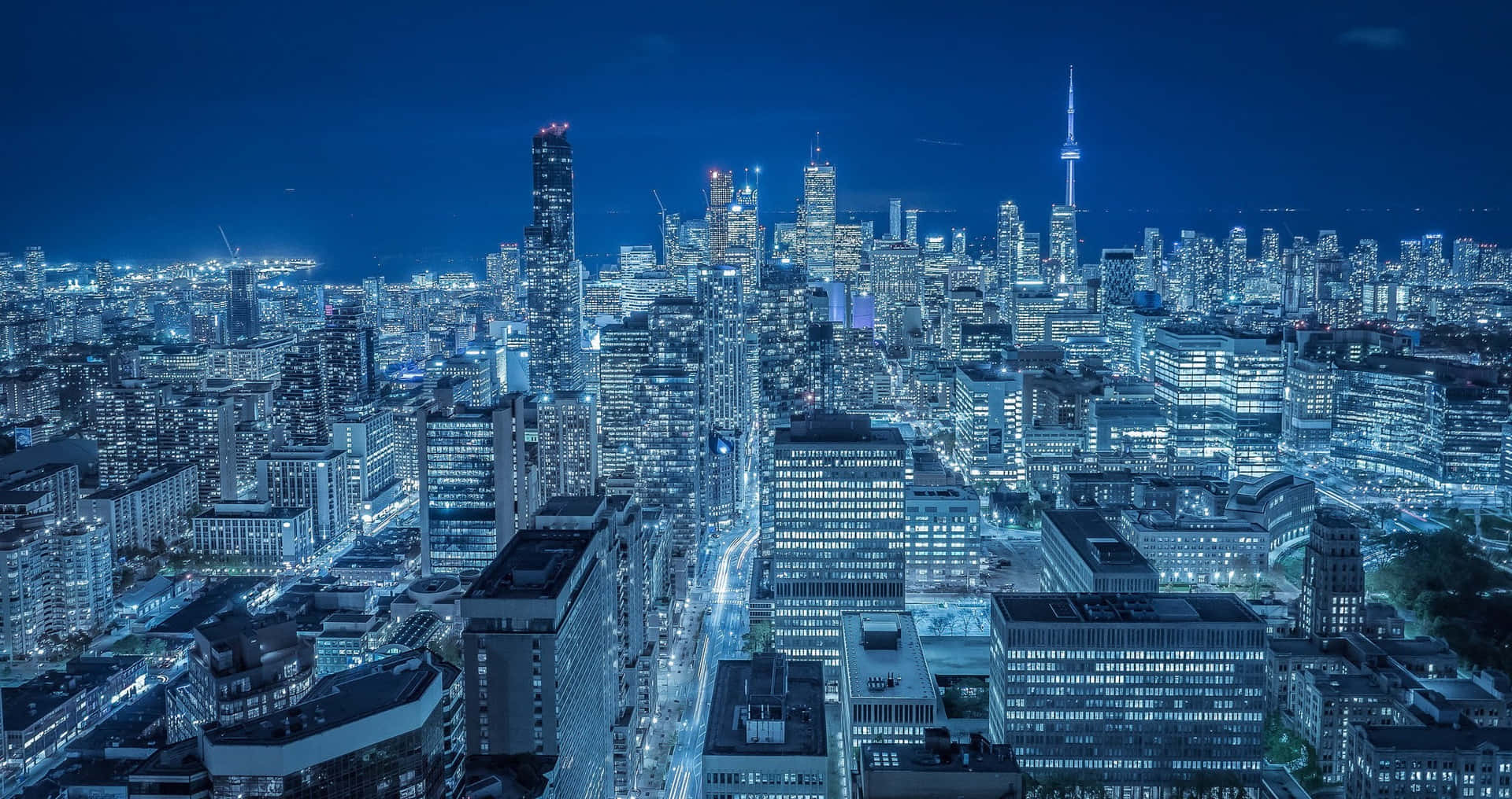 Toronto at night