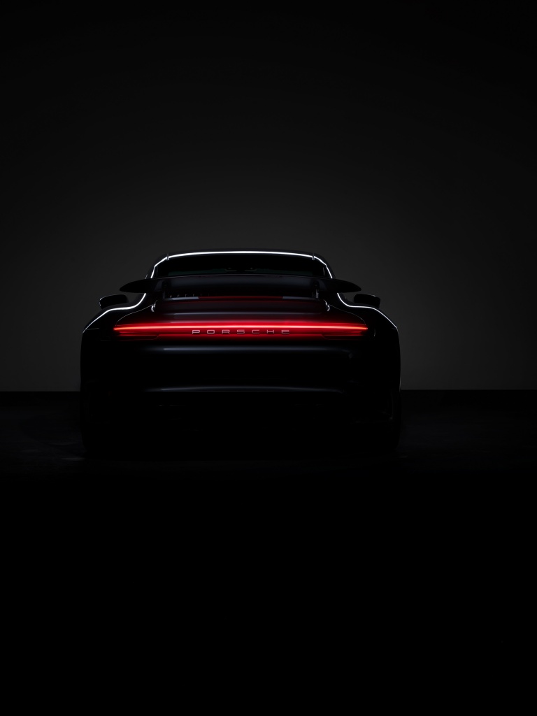 Porsche 911 Turbo S Wallpaper 4K, Black