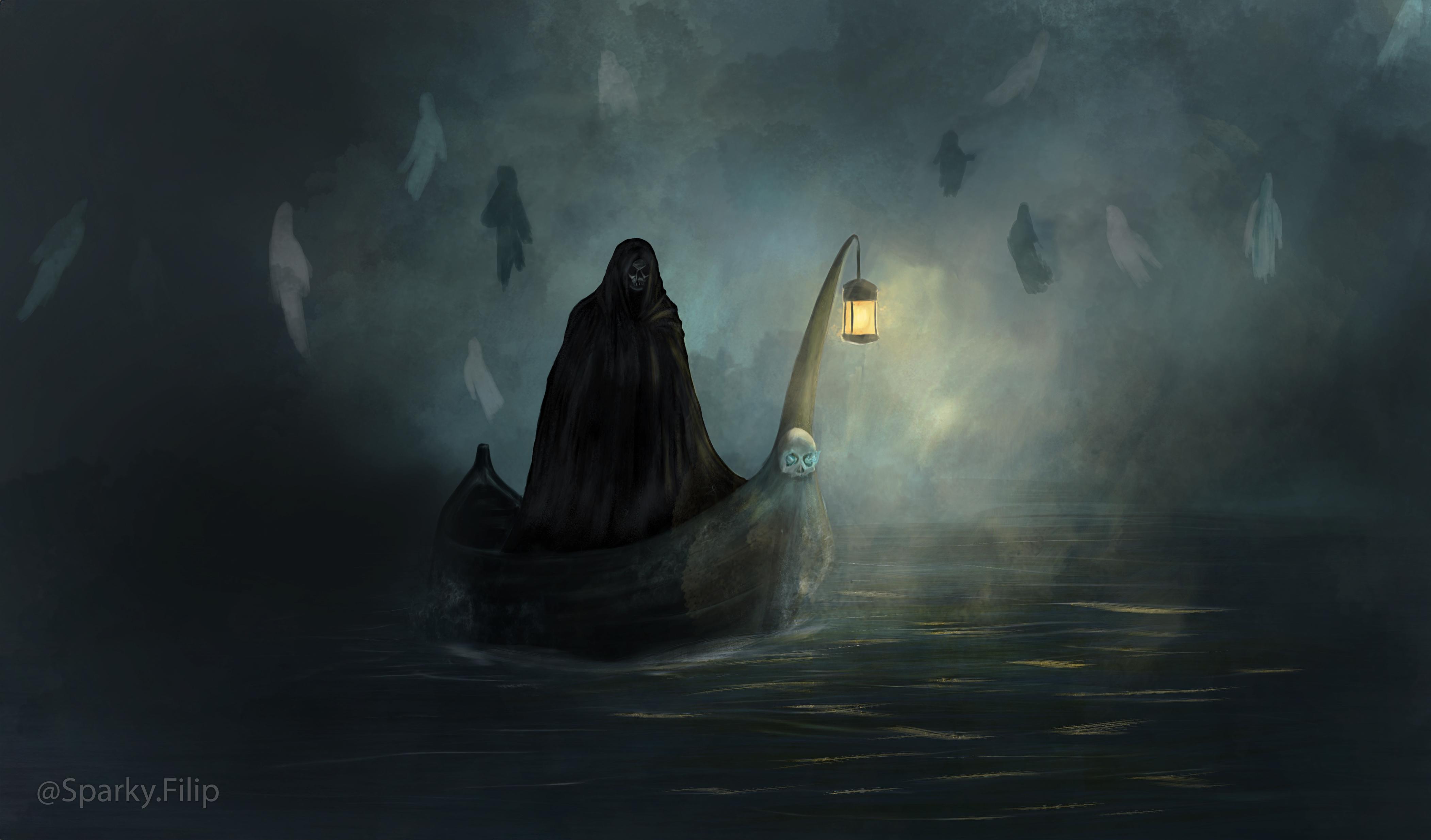 Caronte, digital art. By me