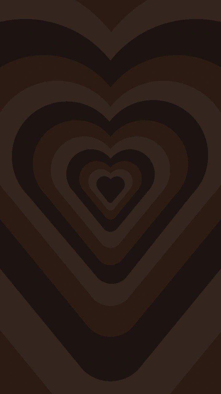 heart wallpaper brown
