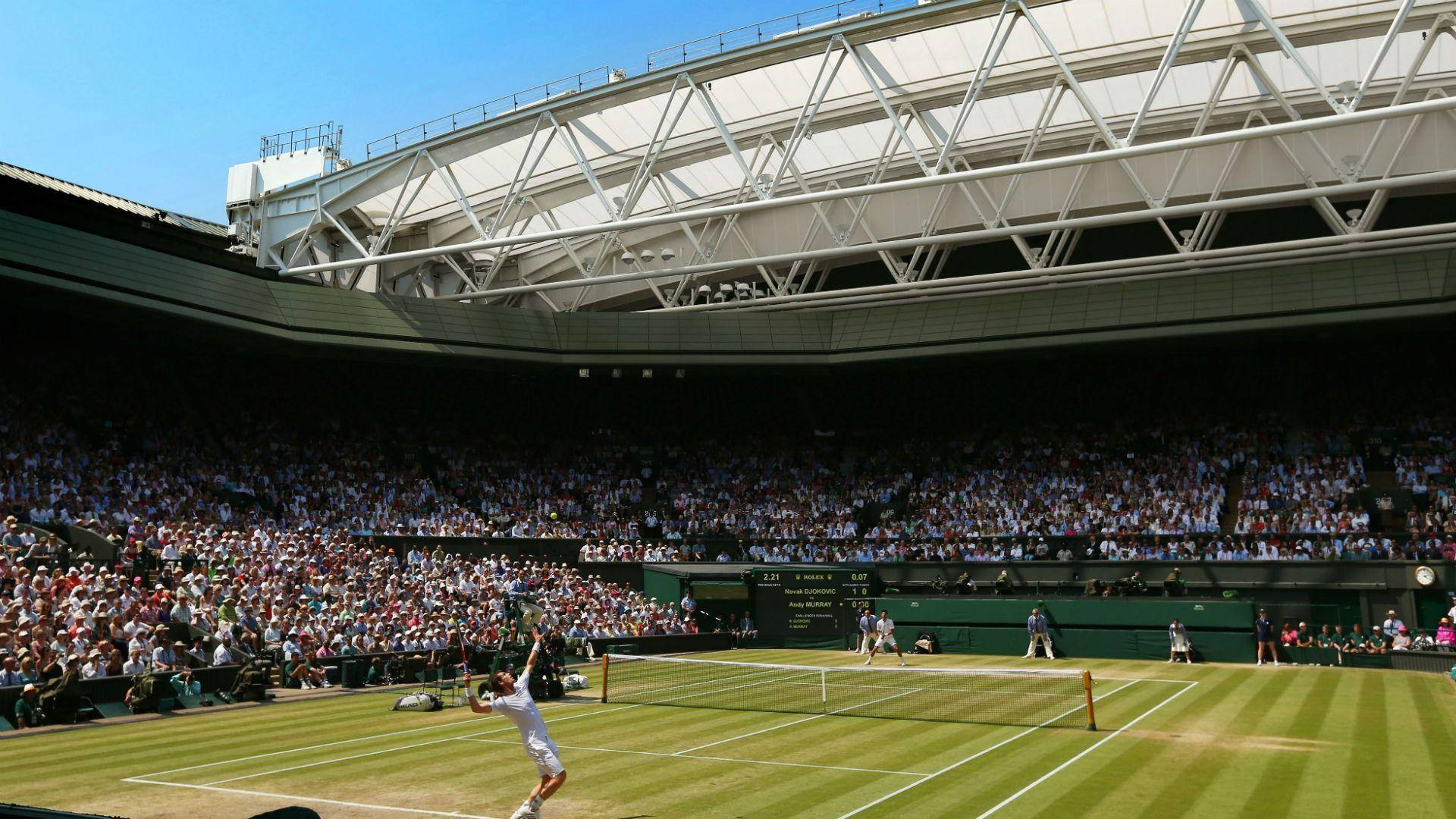 Wimbledon In Court Photograph Wallpaper