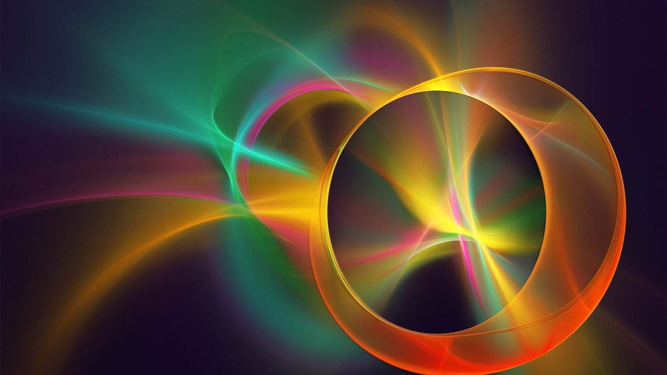 Light Color Line Smoke HD Widescreen