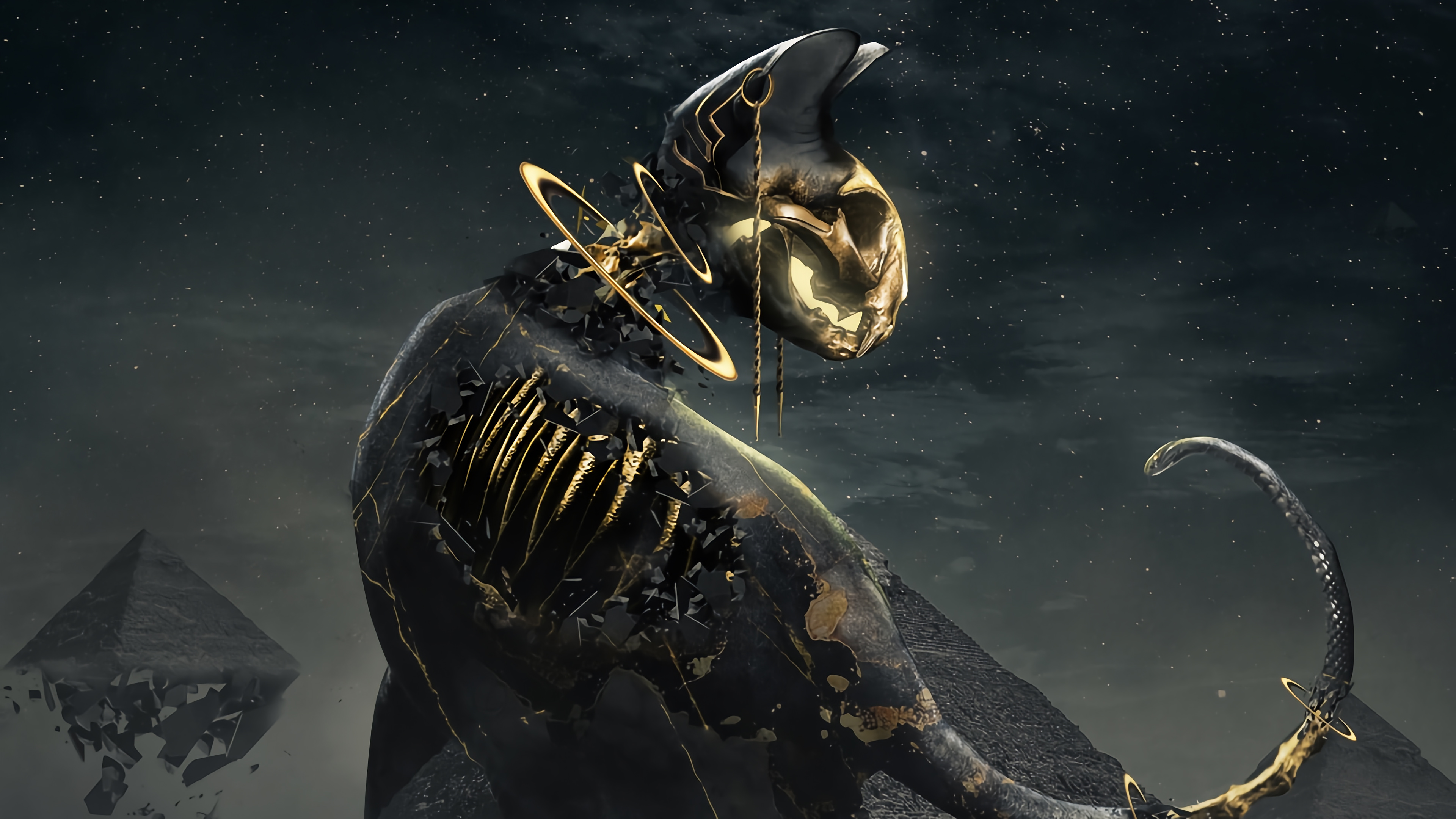 Egyptian Dino 4k Wallpaper, HD Artist