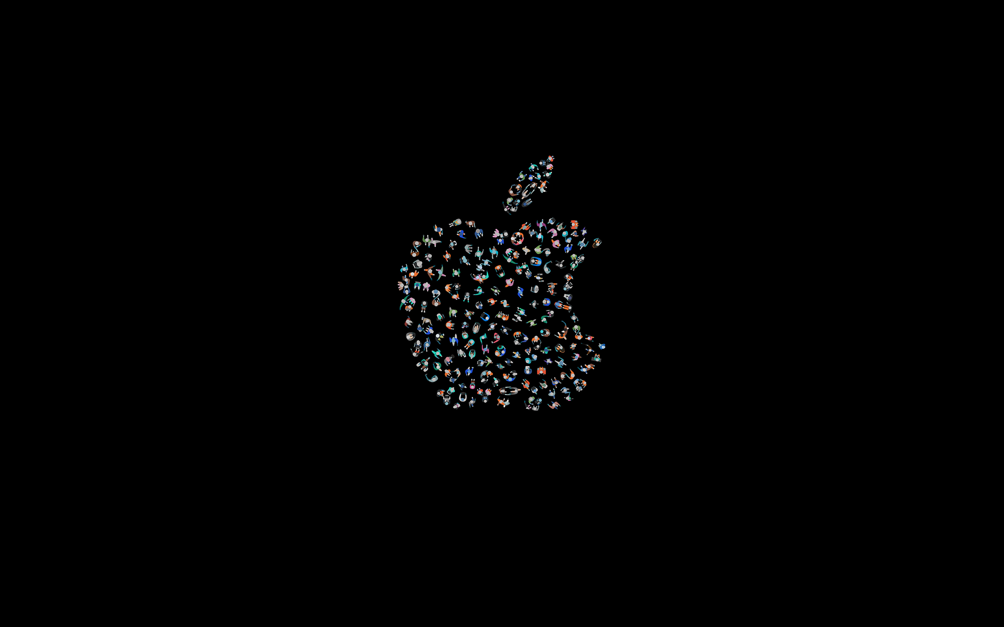 Wwdc Apple Logo Dark Black Minimal