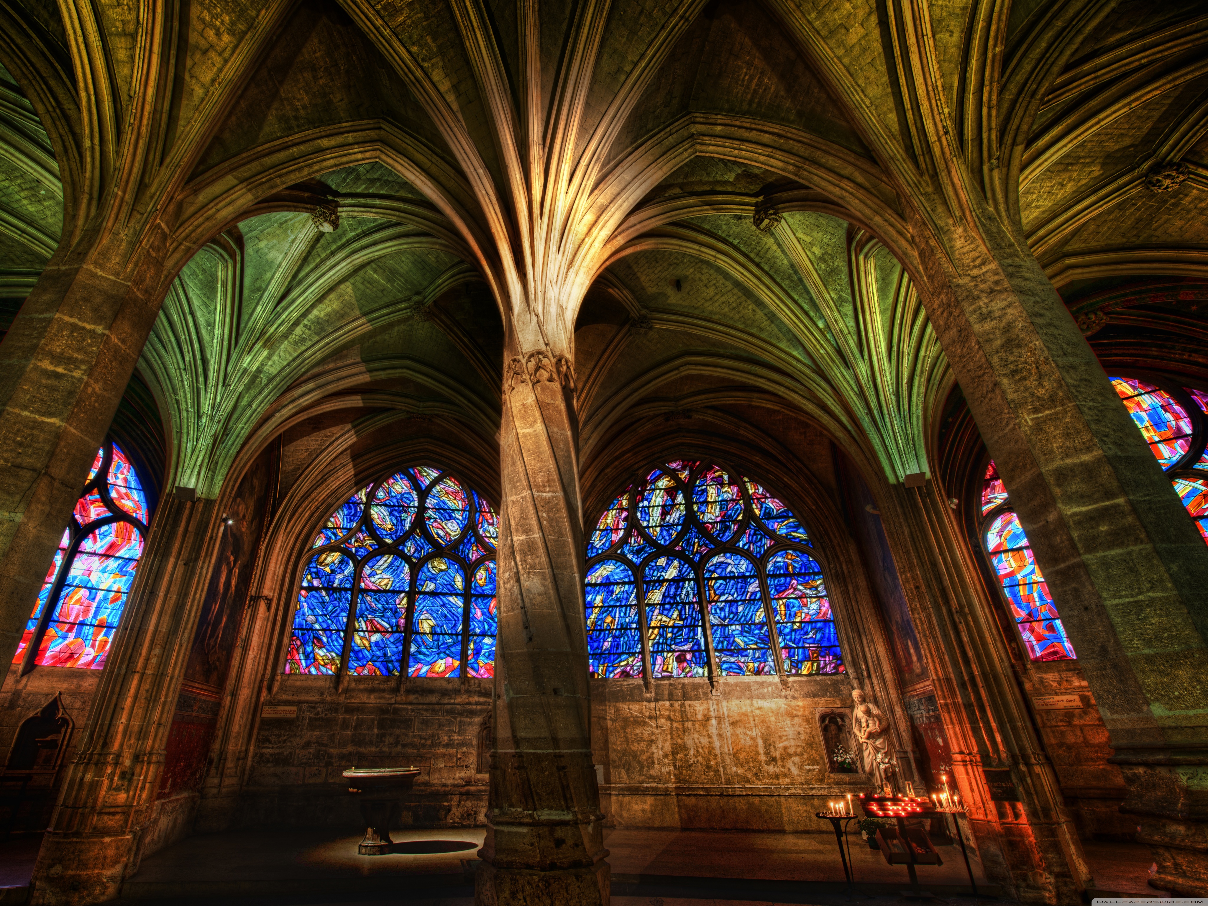 Gothic Cathedral Interior 4K UHD