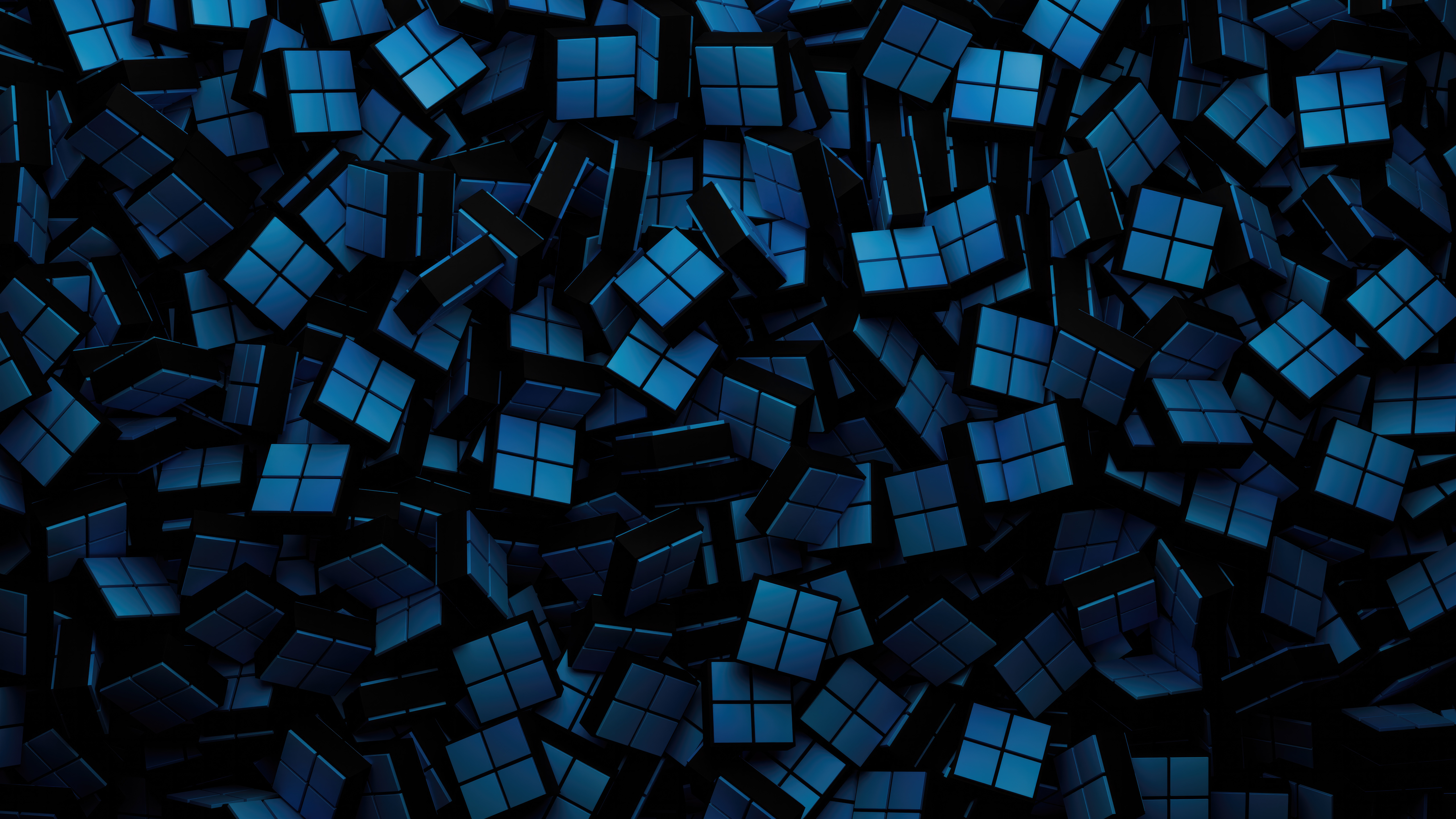Windows 11 Dark Abstract Wallpaper, HD