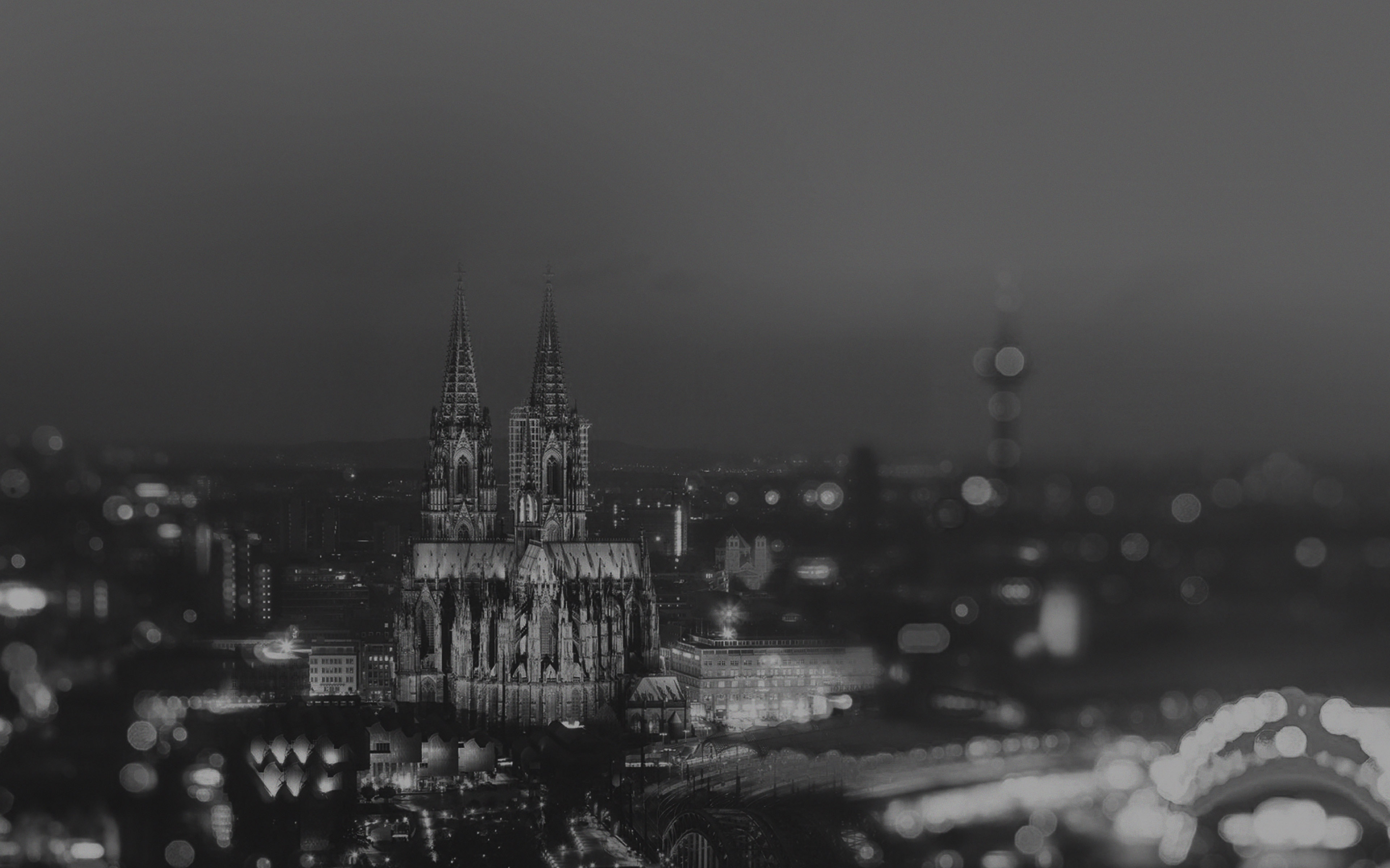 Cologne Cathedral Bw Hohenzollern