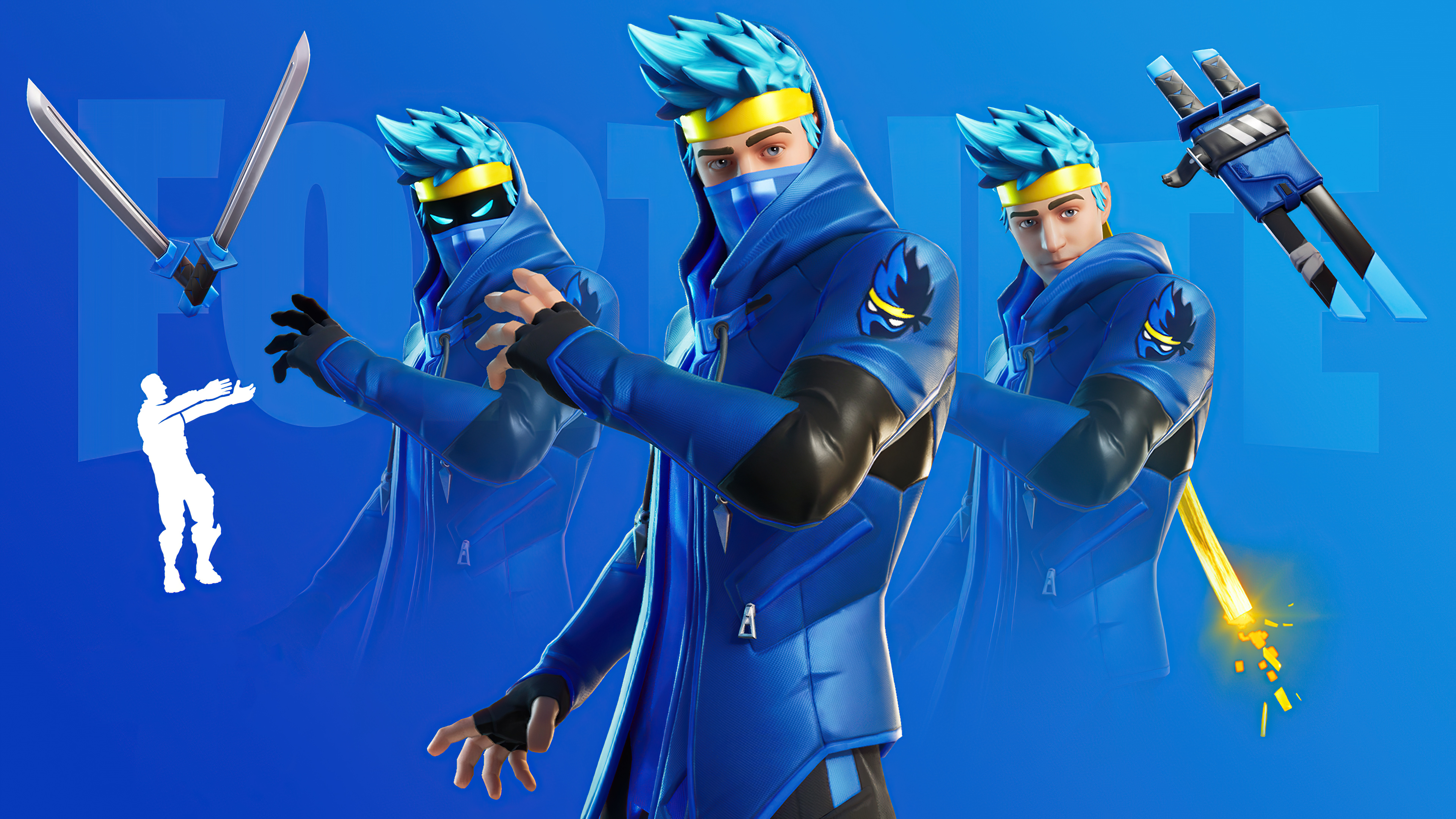 Ninja Fortnite 4k Wallpaper, HD Games