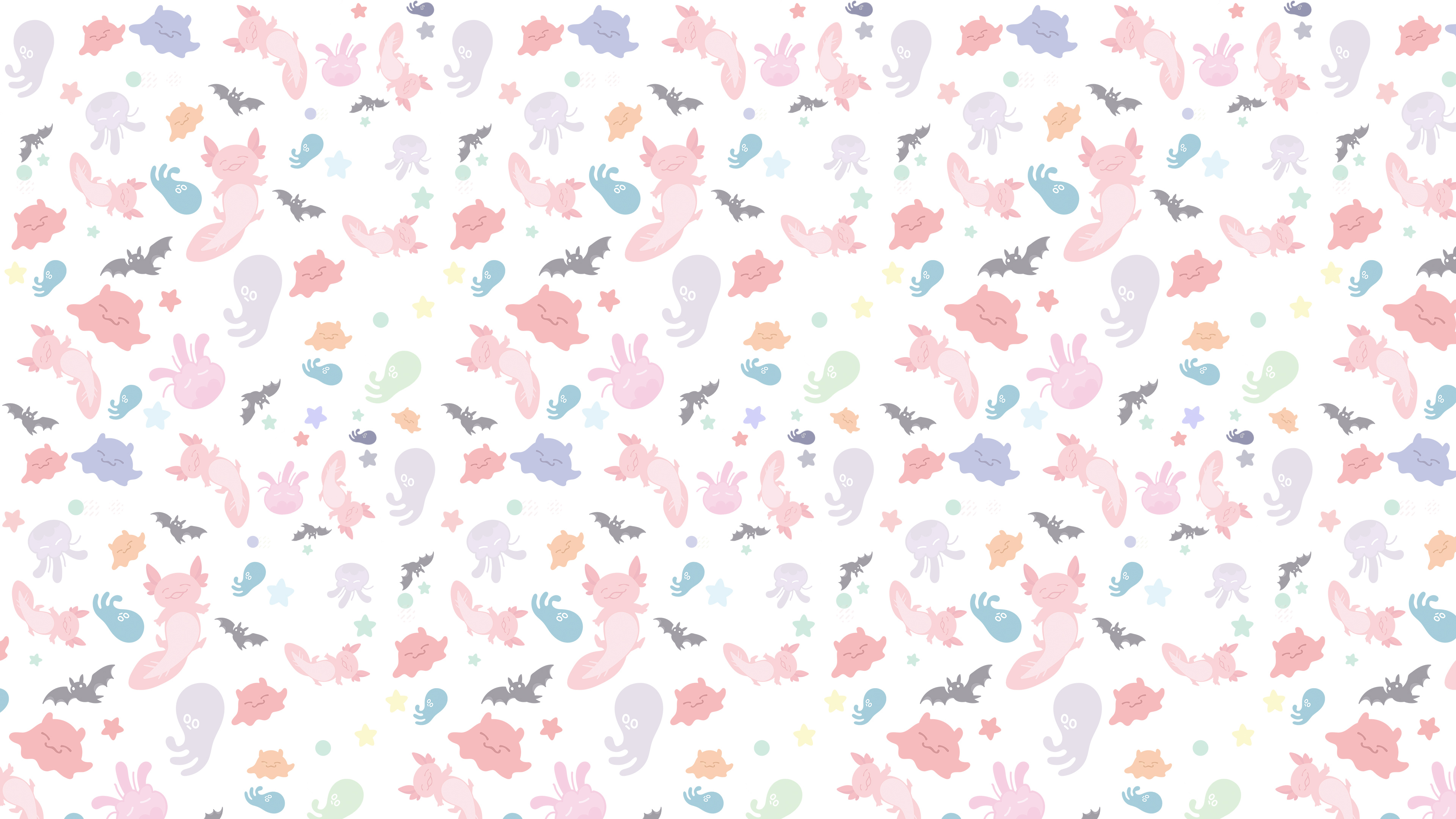 Axolotl Jellyfish Octopus Devil Fish