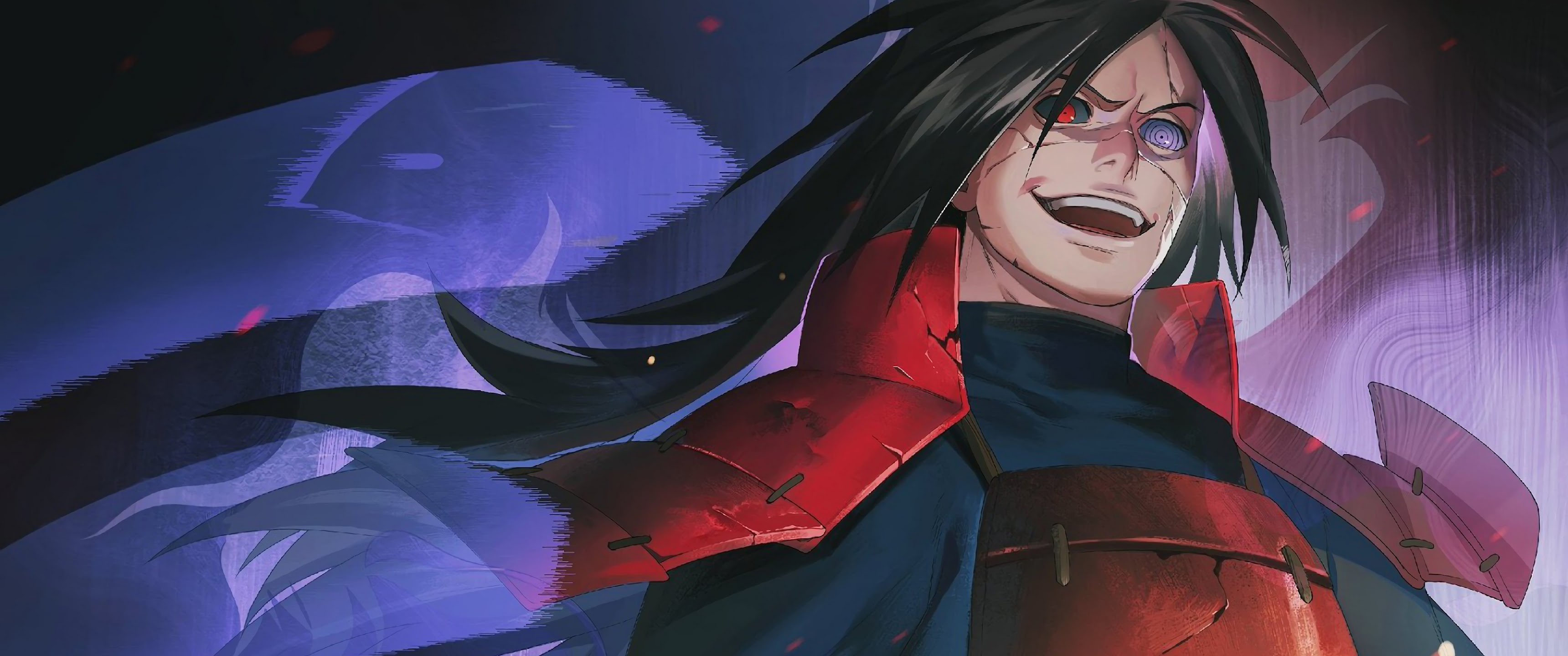 Madara Sharingan Rinnegan 4K Wallpaper