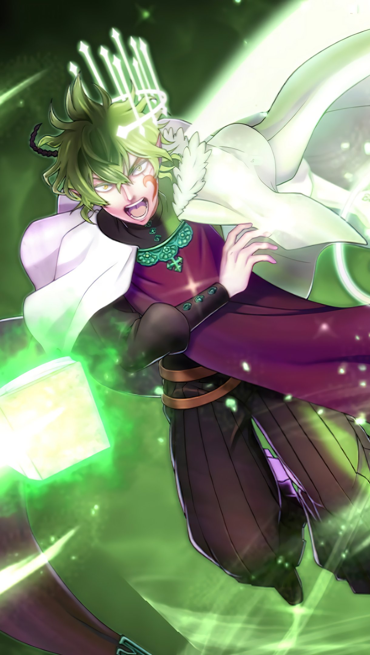 Yuno Asta Black Clover Anime Wallpaper 4k for iPhone and Mobile Phone